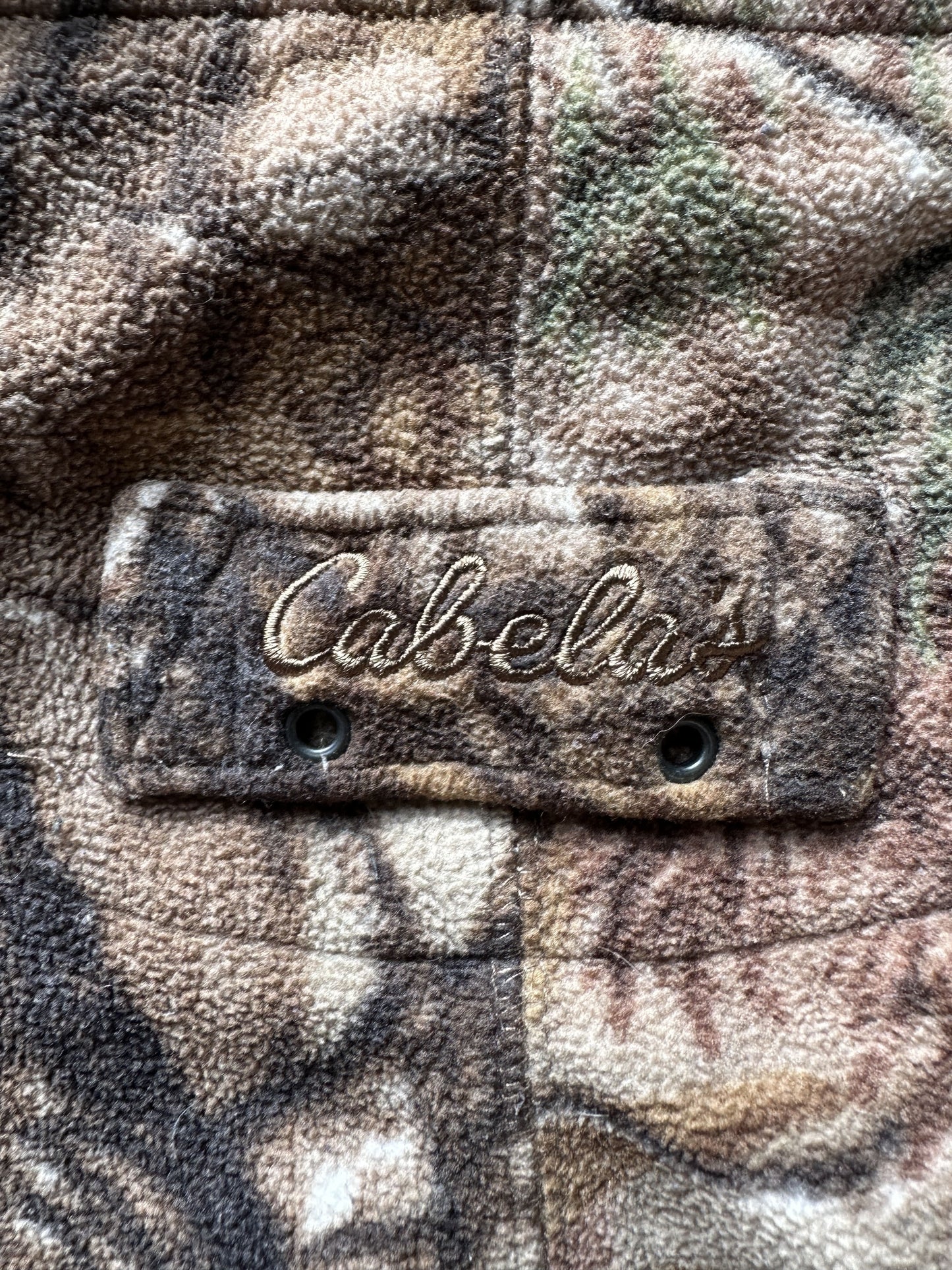 VINTAGE REALTREE CAMO FLEECE JACKET - LARGE