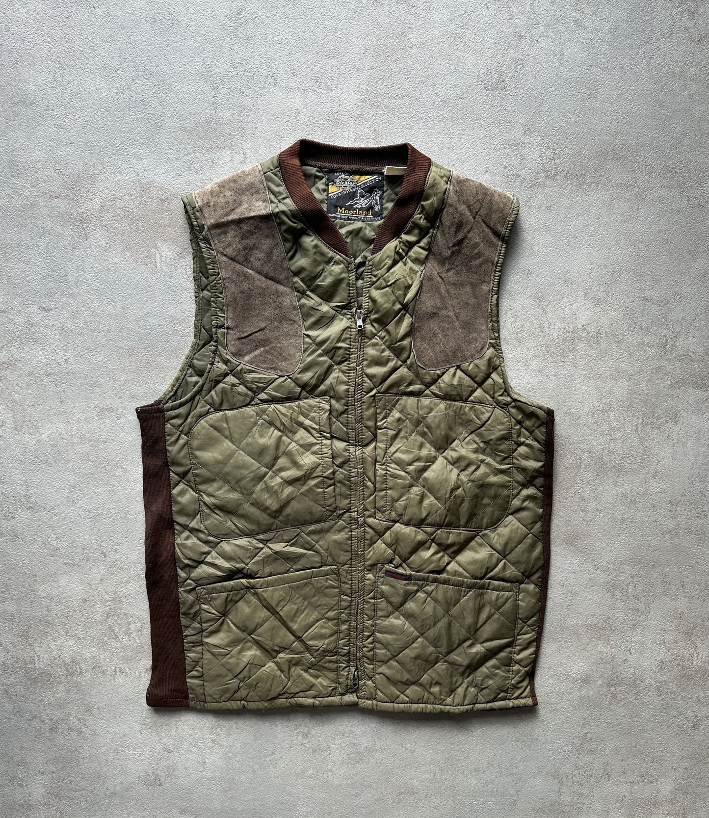VINTAGE DICKIES MOORLAND SLEEVELESS JACKET - XLARGE