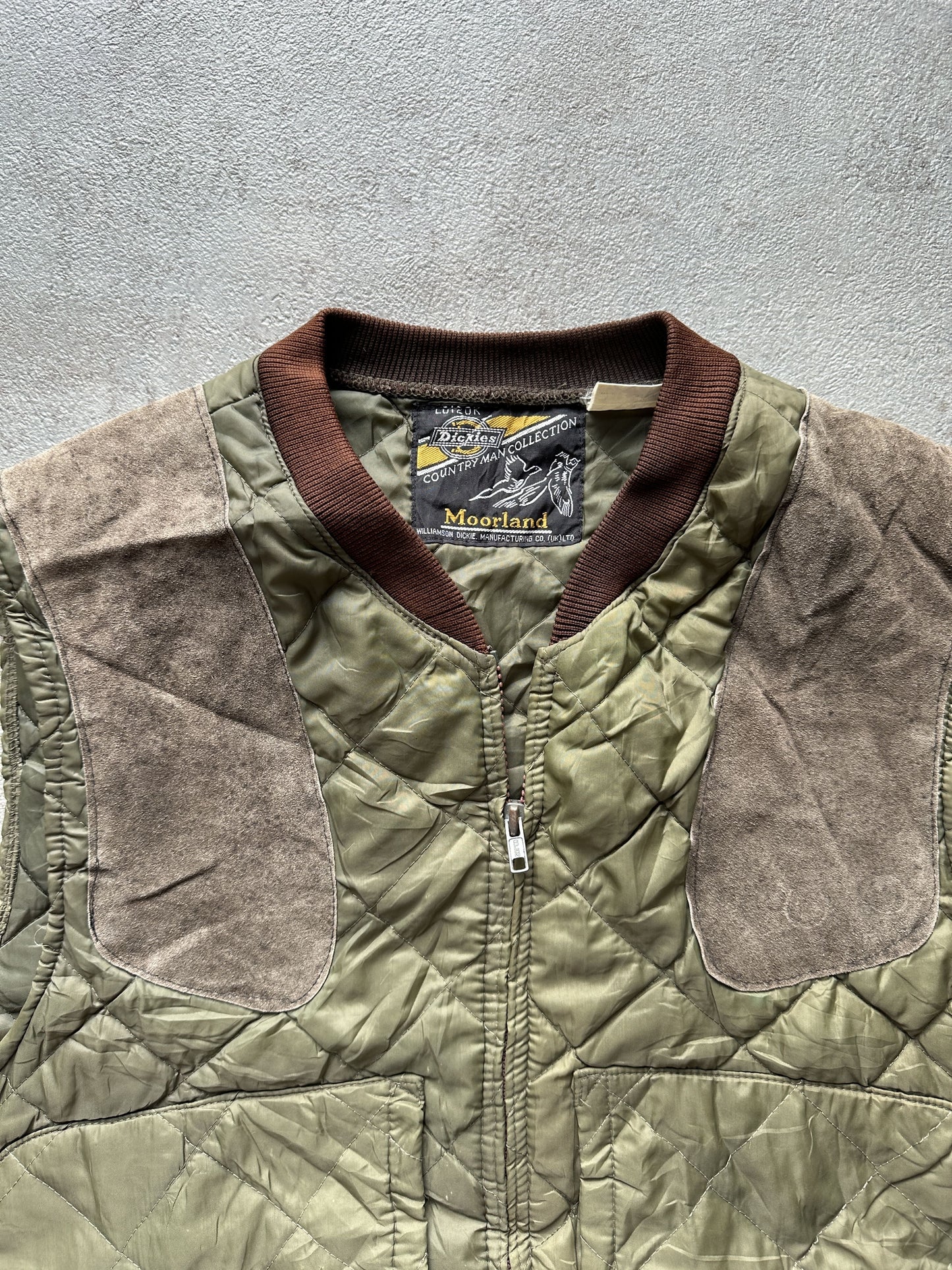 VINTAGE DICKIES MOORLAND SLEEVELESS JACKET - XLARGE