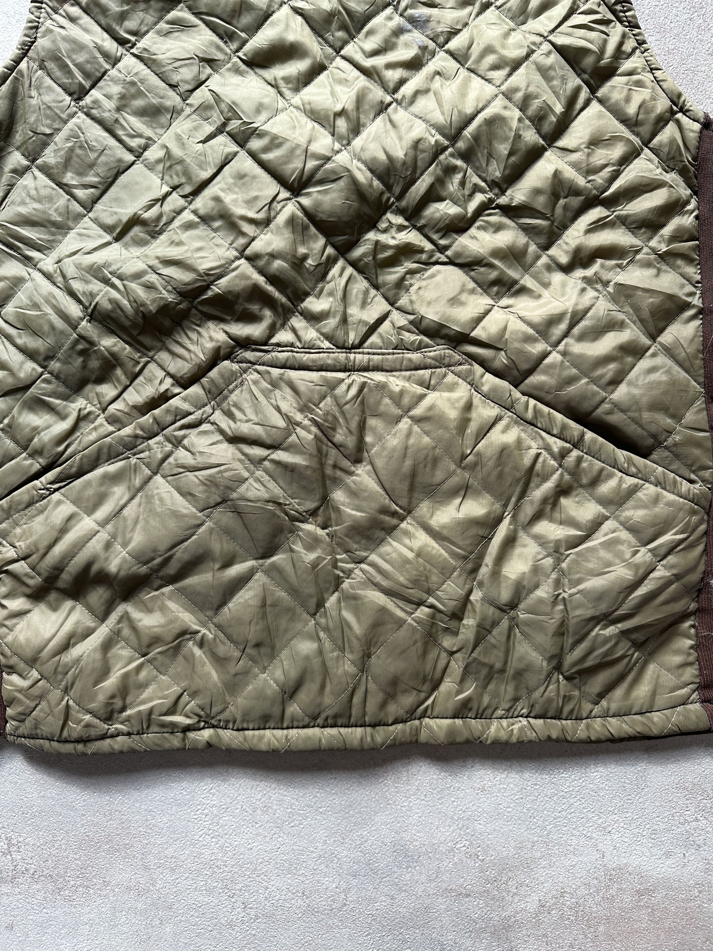 VINTAGE DICKIES MOORLAND SLEEVELESS JACKET - XLARGE