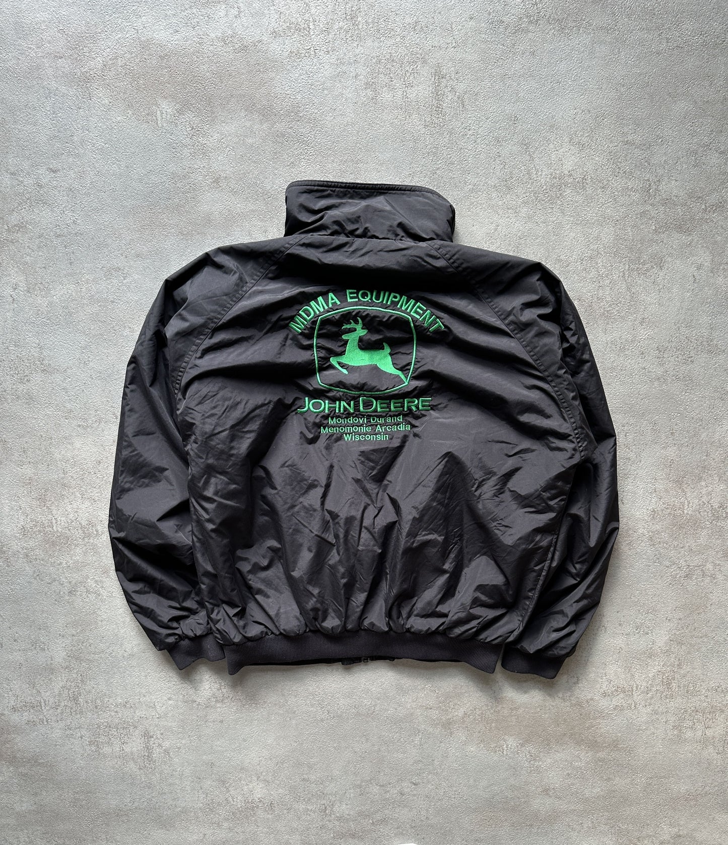 VINTAGE JOHN DEERE WISCONSIN JACKET -
