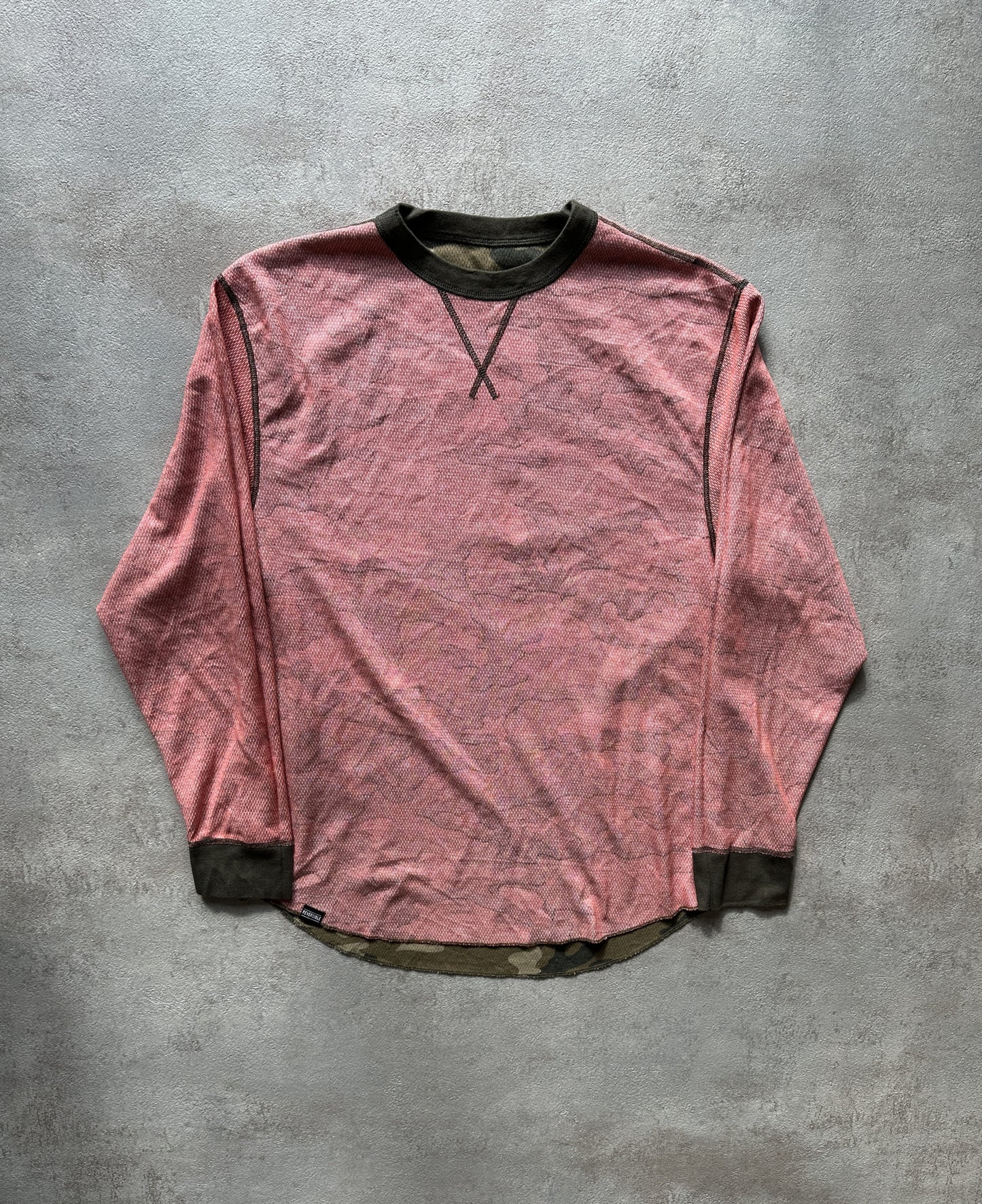 VINTAGE REALTREE CAMO REVERSIBLE LONGSLEEVE T-SHIRT - XLARGE