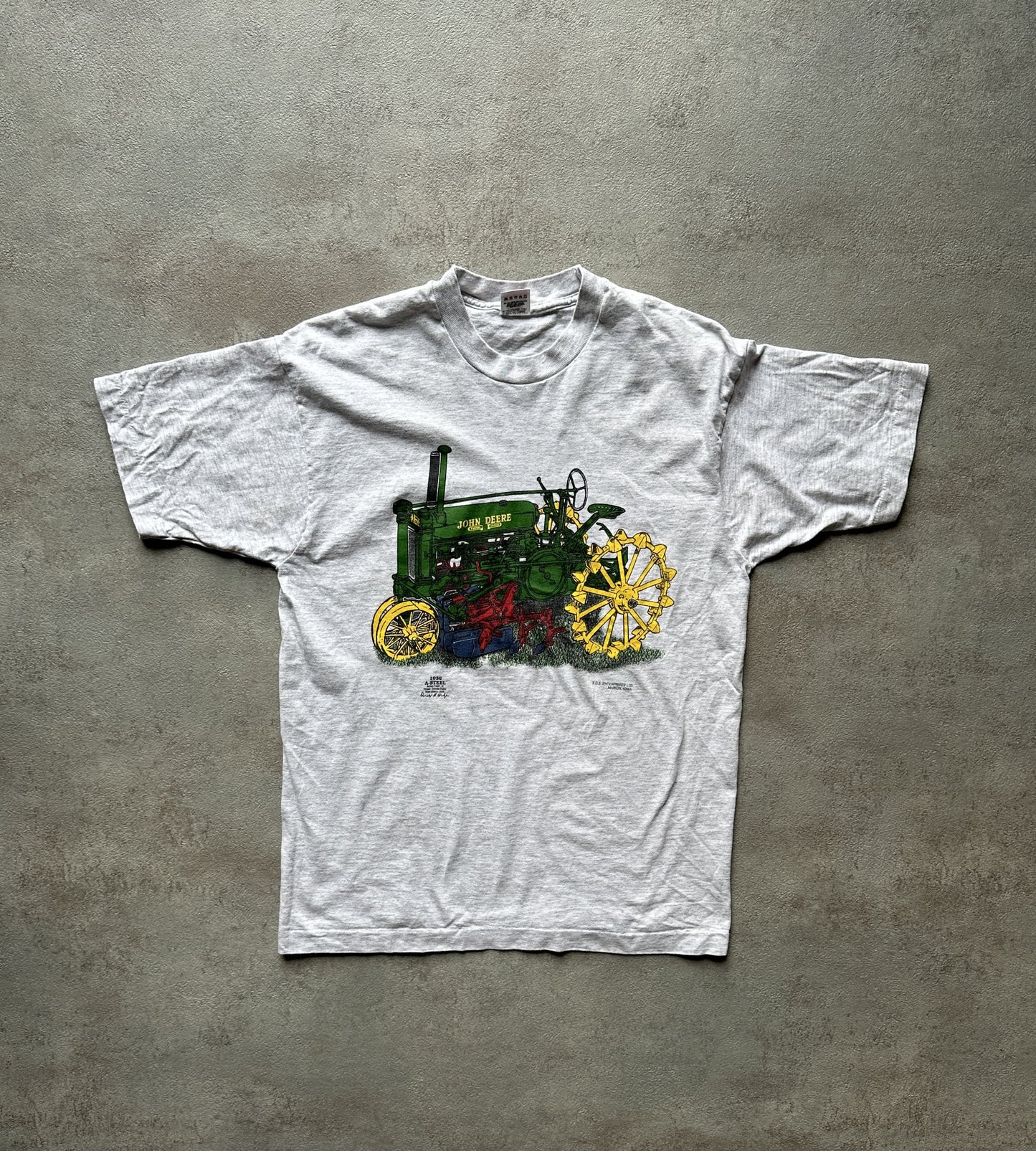 VINTAGE JOHN DEERE SINGLE STITCH T-SHIRT - MEDIUM