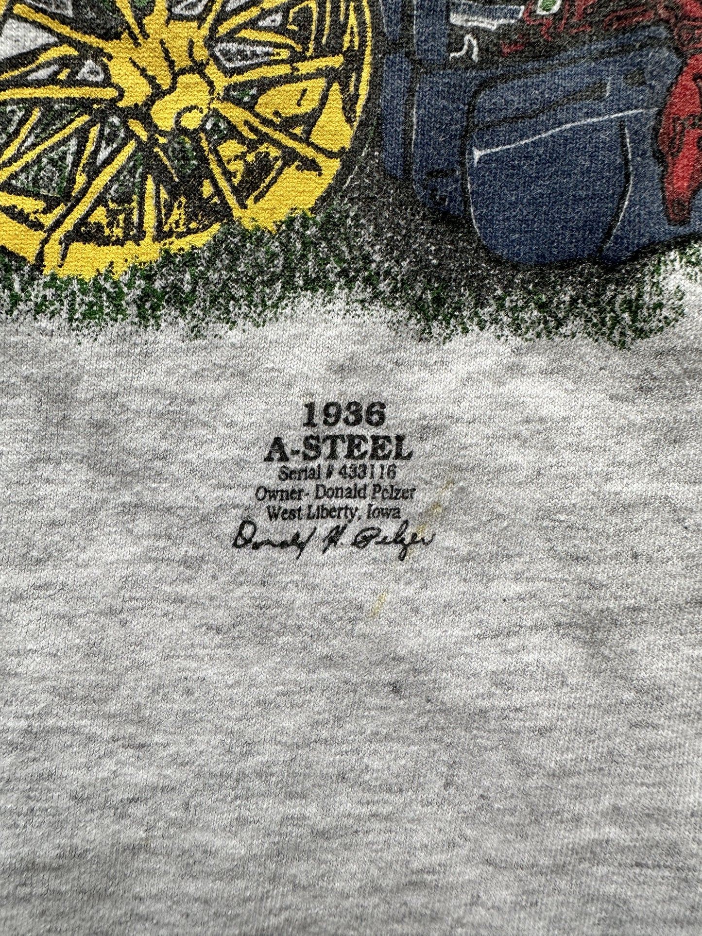 VINTAGE JOHN DEERE SINGLE STITCH T-SHIRT - MEDIUM