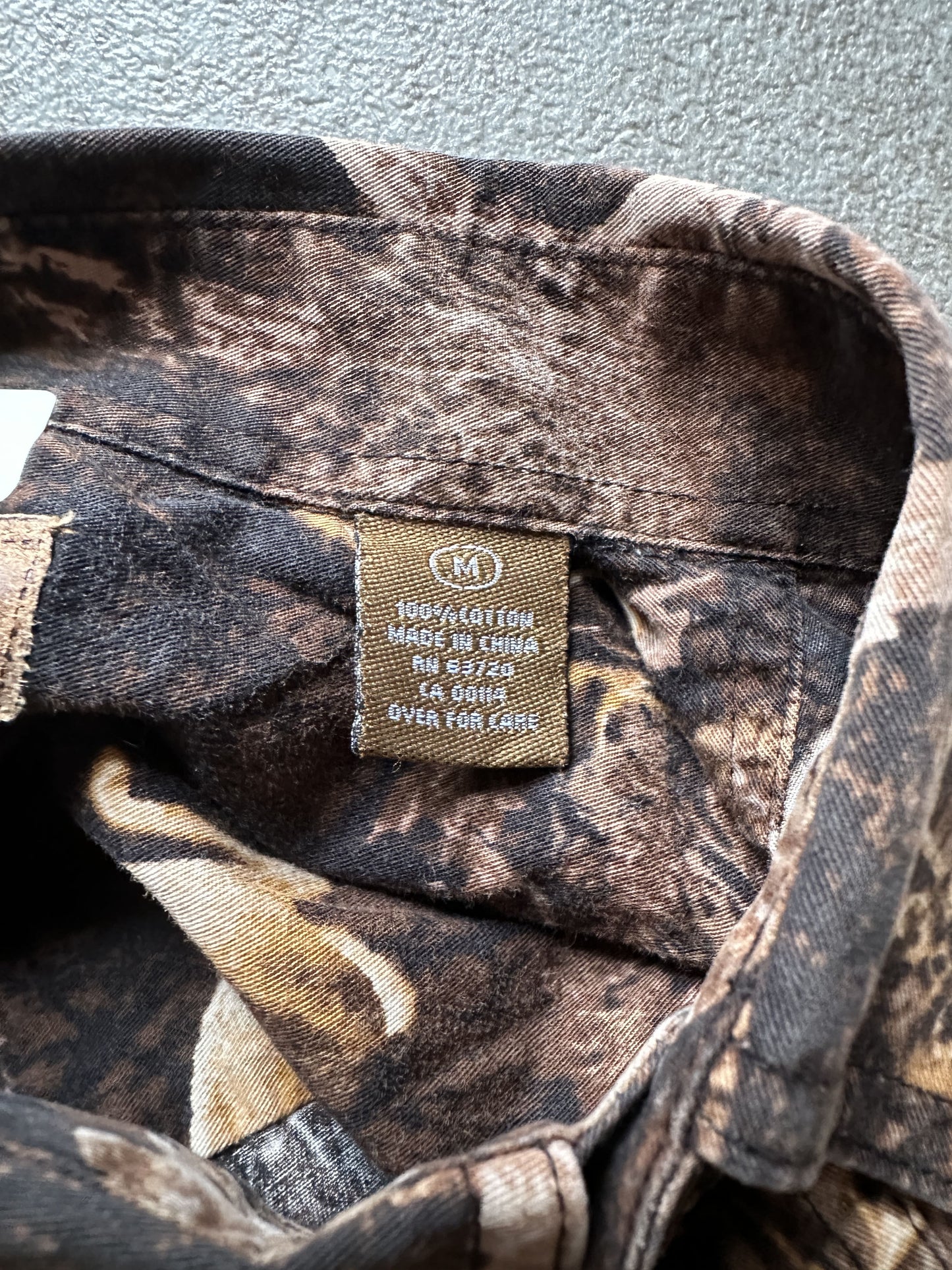 VINTAGE HUNTING SHIRT - MEDIUM