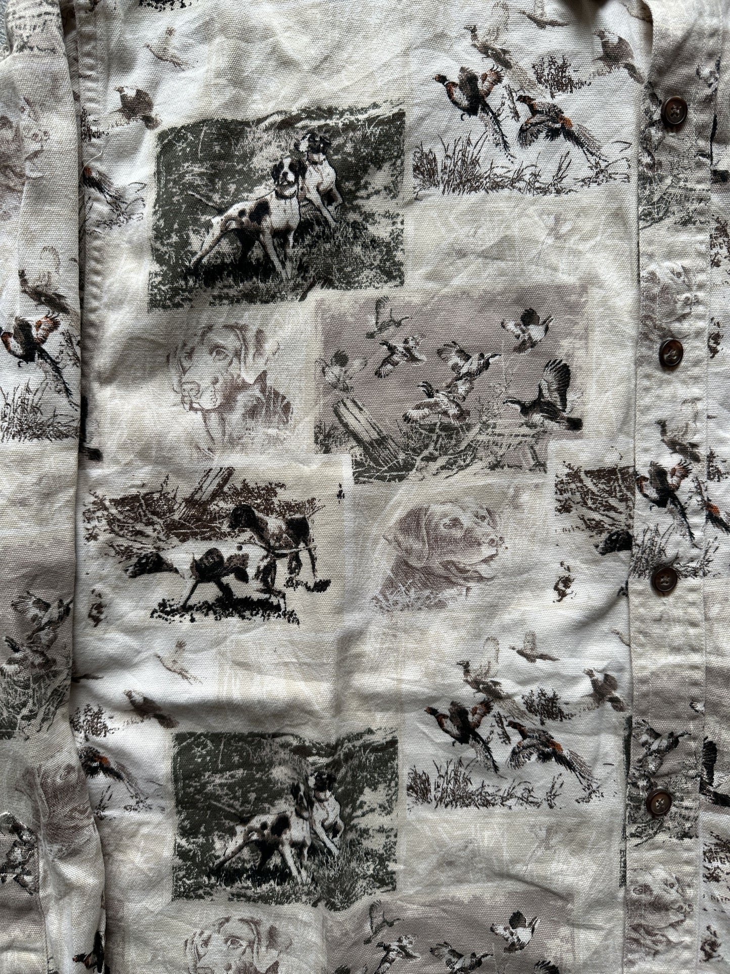 VINTAGE HUNTING DOGS SHIRT - XLARGE