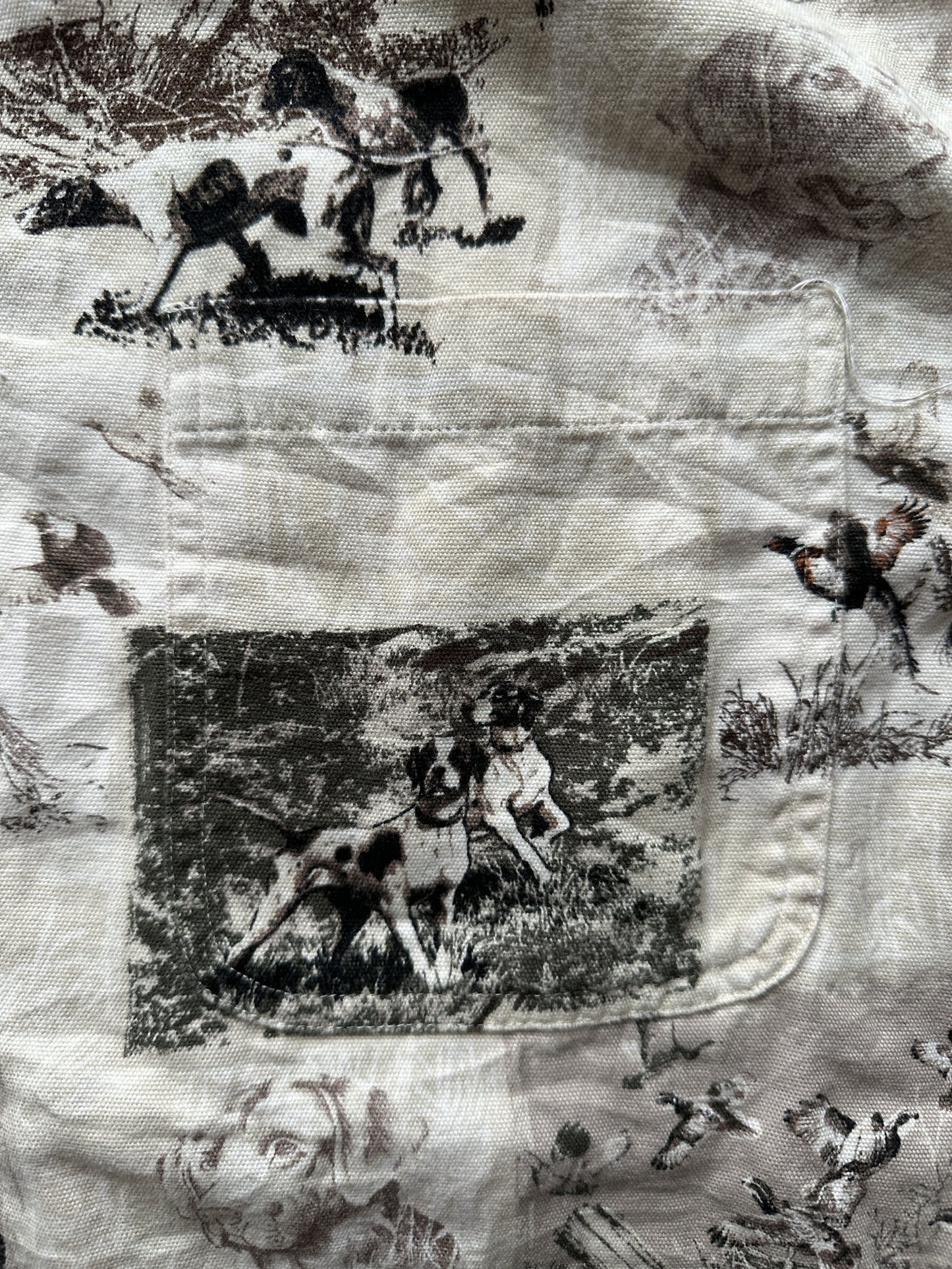 VINTAGE HUNTING DOGS SHIRT - XLARGE