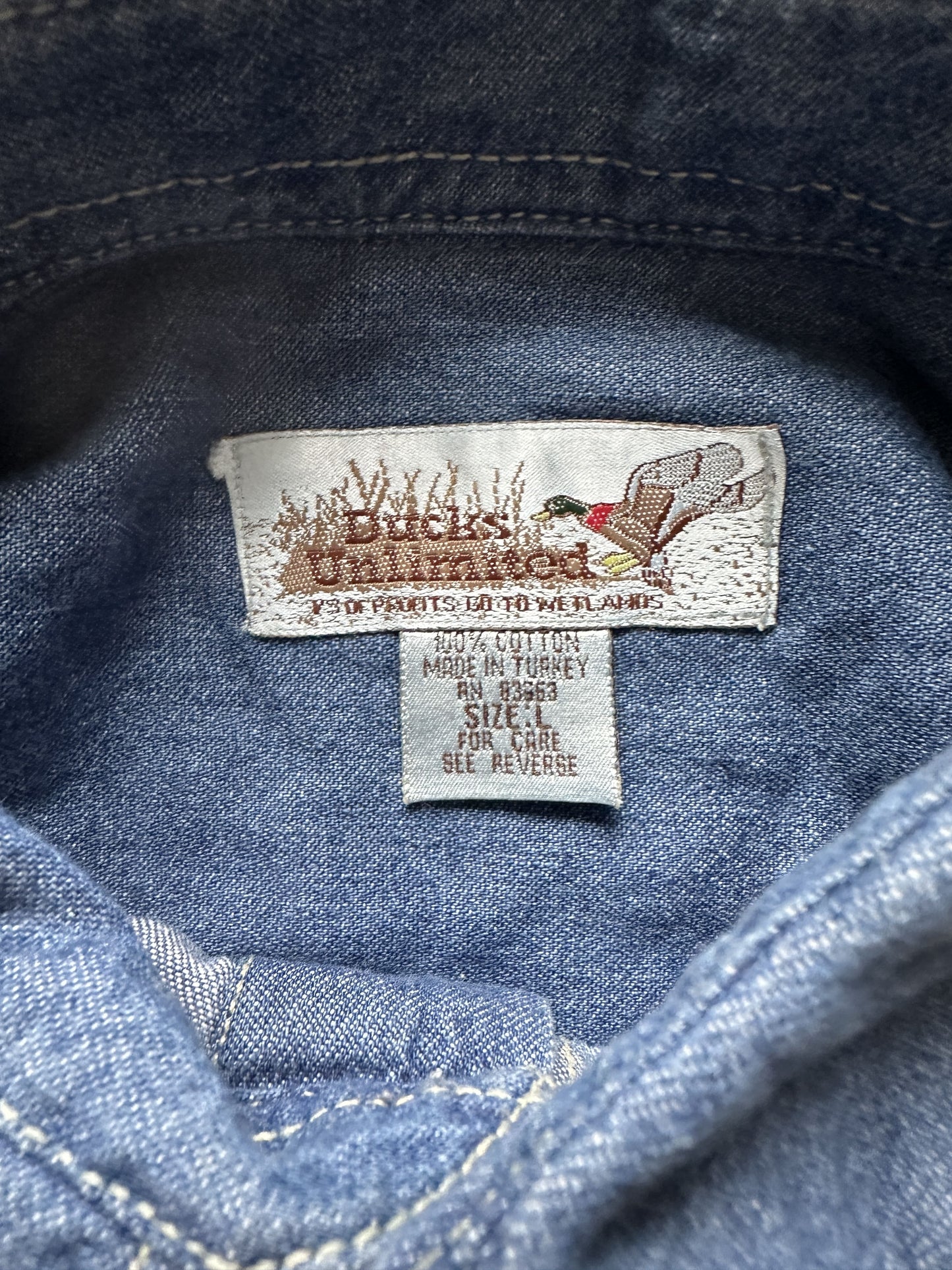 VINTAGE HUNTING JEAN SHIRT - XLARGE