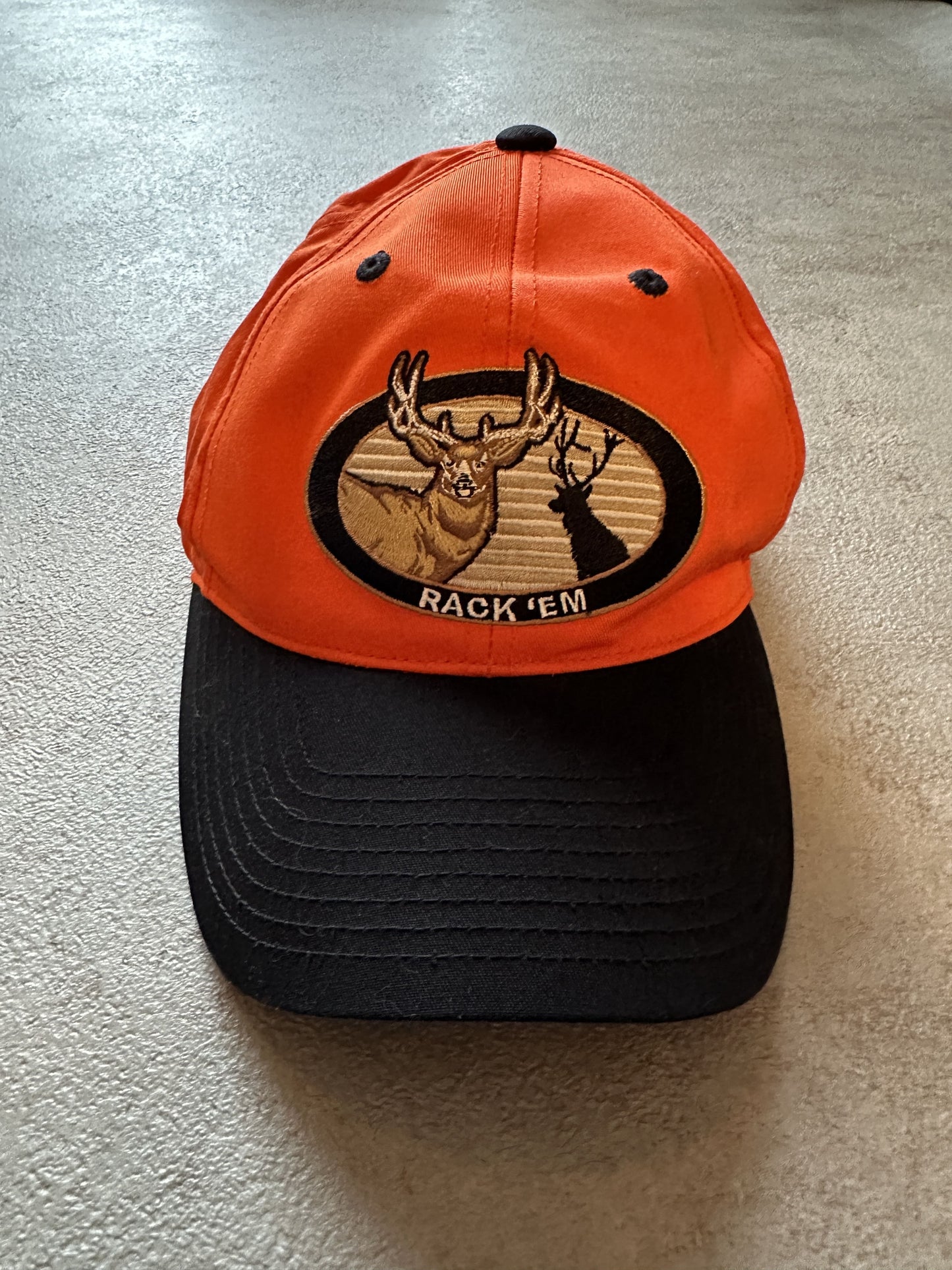 VINTAGE HUNTING ORANGE CAP - OS