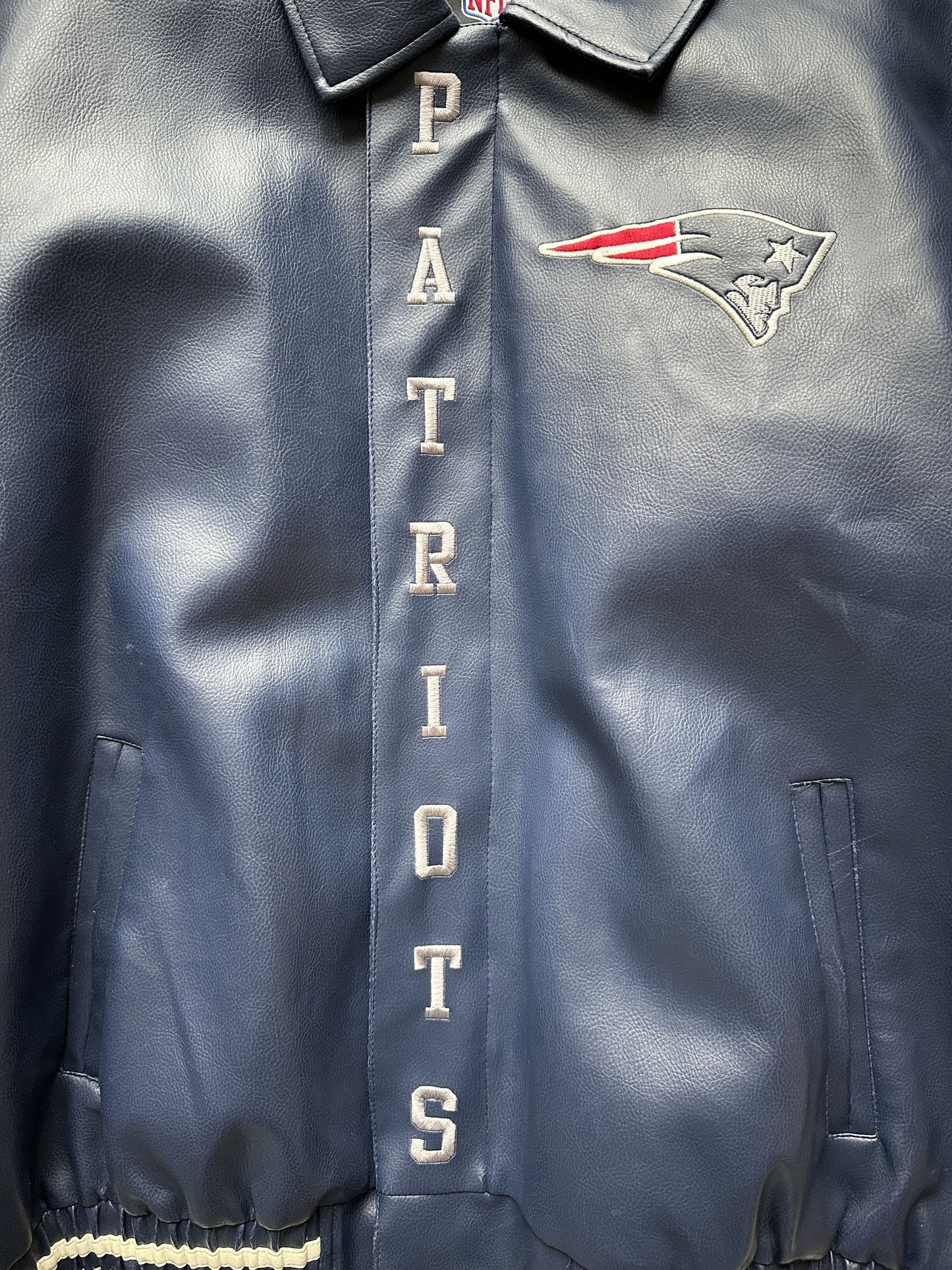 VINTAGE NEW ENGLAND PATRIOTS JACKET - XLARGE