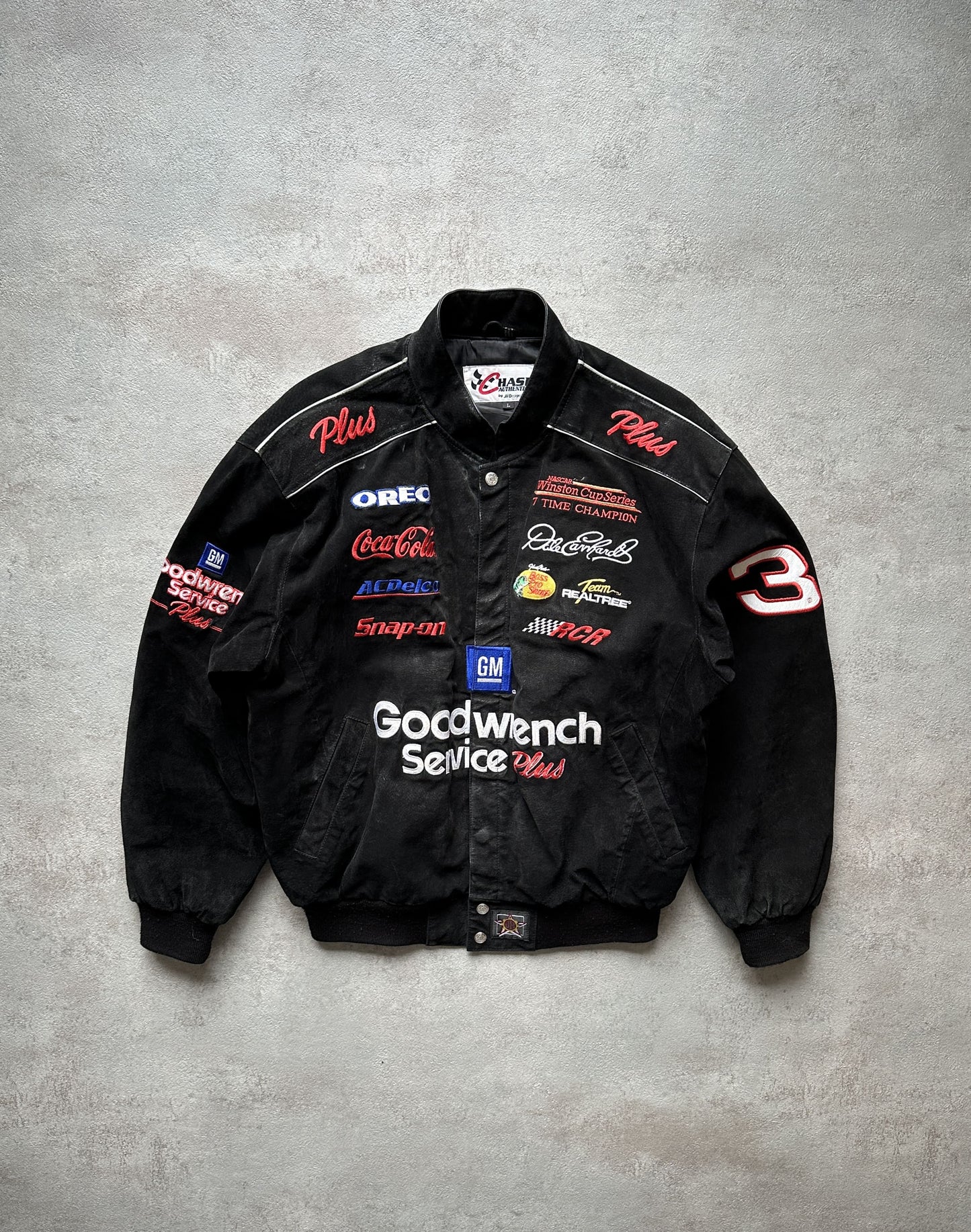 VINTAGE DALE EARNHARDT NASCAR GOODWRENCH JACKET - LARGE