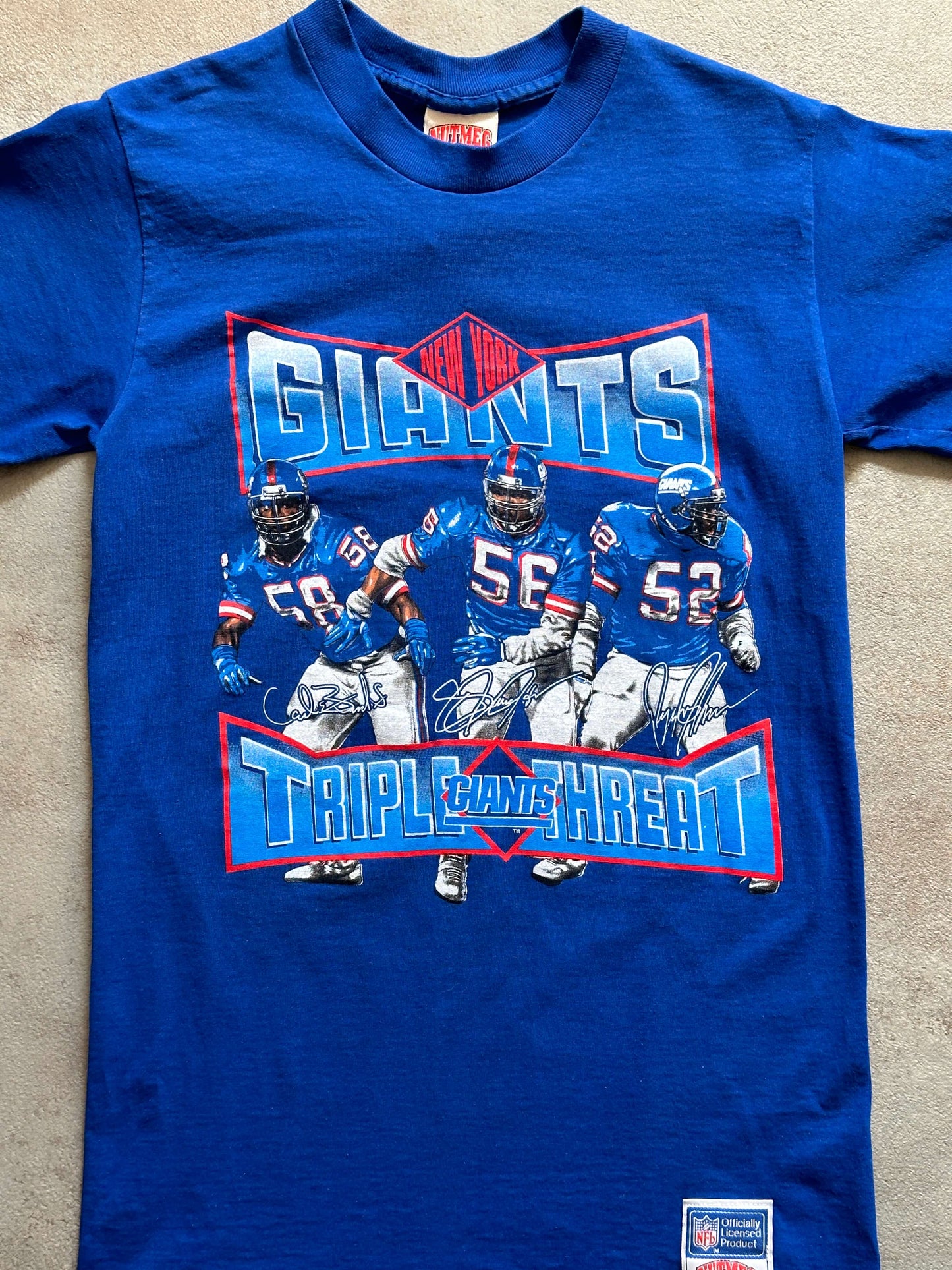 VINTAGE NEW YORK GIANTS T-SHIRT - XSMALL