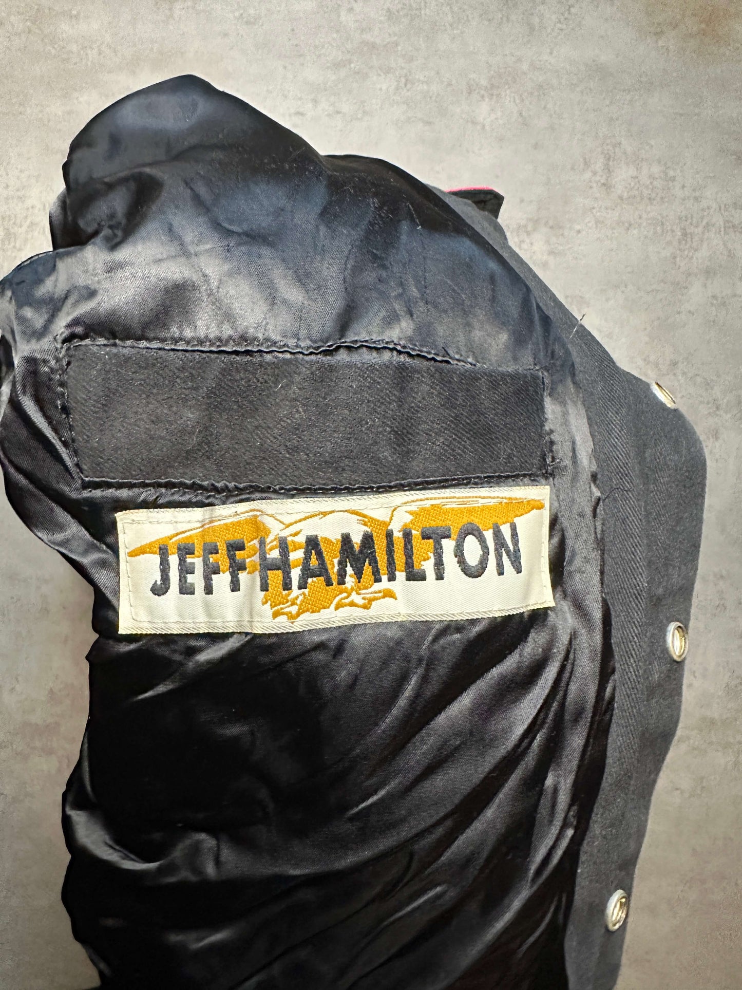 VINTAGE JEFF HAMILTON NASCAR MILLER JACKET - MEDIUM