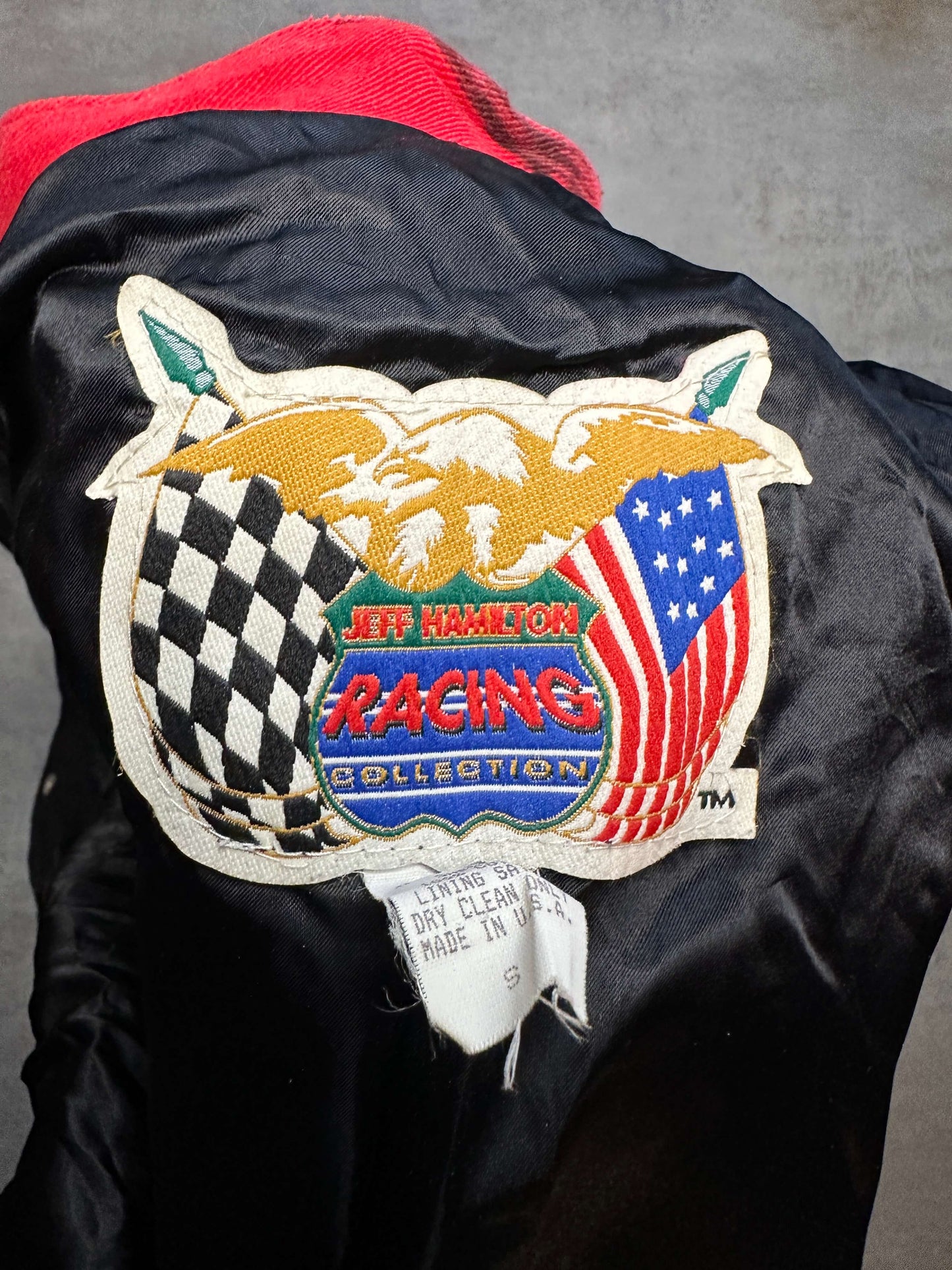 VINTAGE JEFF HAMILTON NASCAR MILLER JACKET - MEDIUM