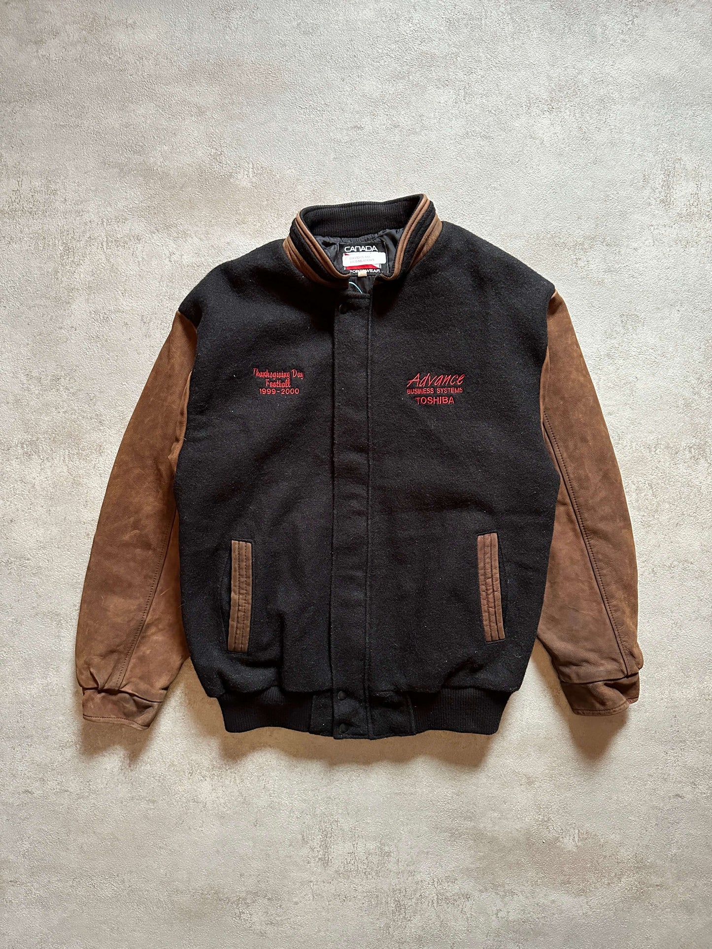 VINTAGE TOSHIBA VARSITY JACKET - XXLARGE