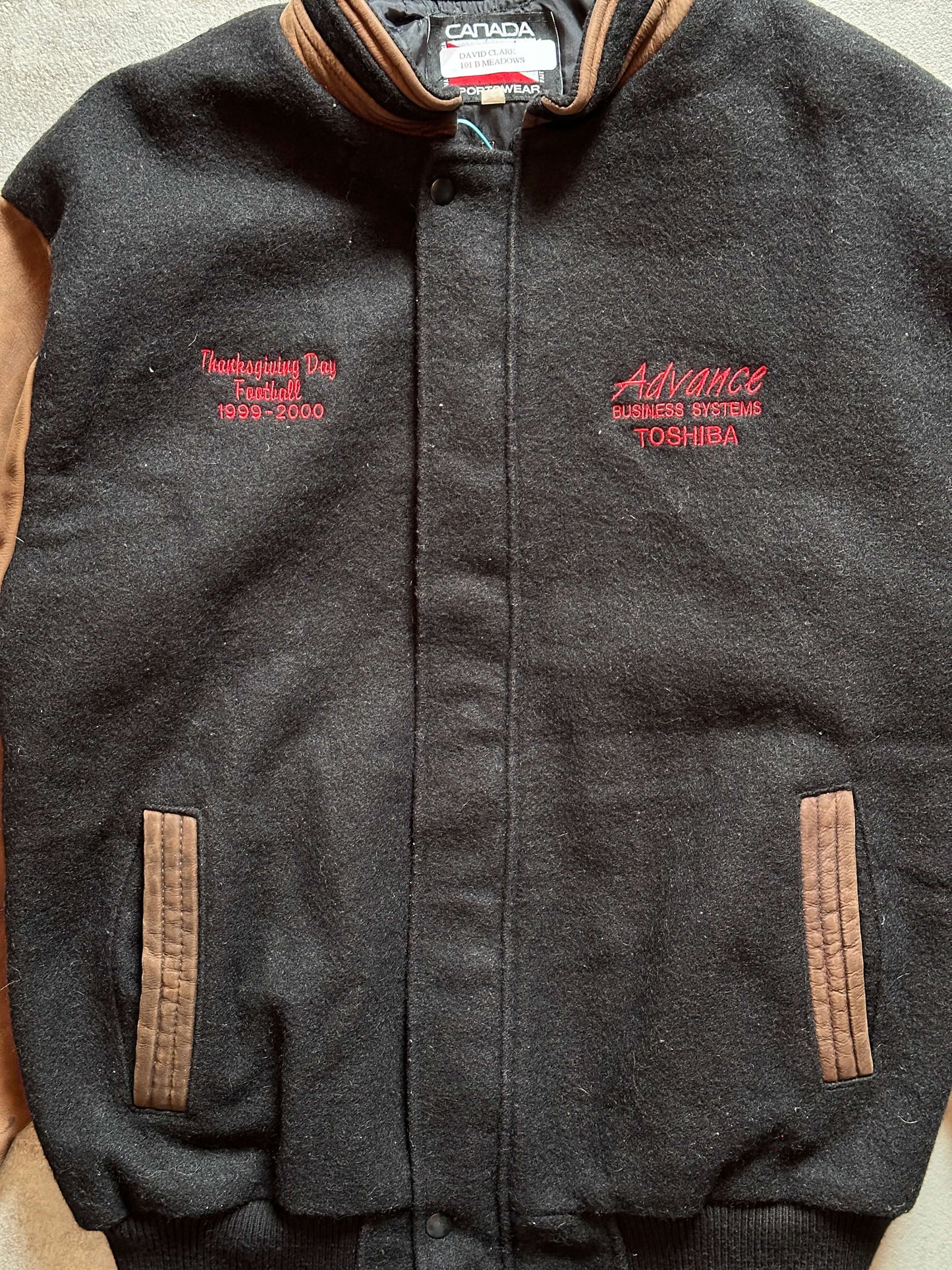 VINTAGE TOSHIBA VARSITY JACKET - XXLARGE