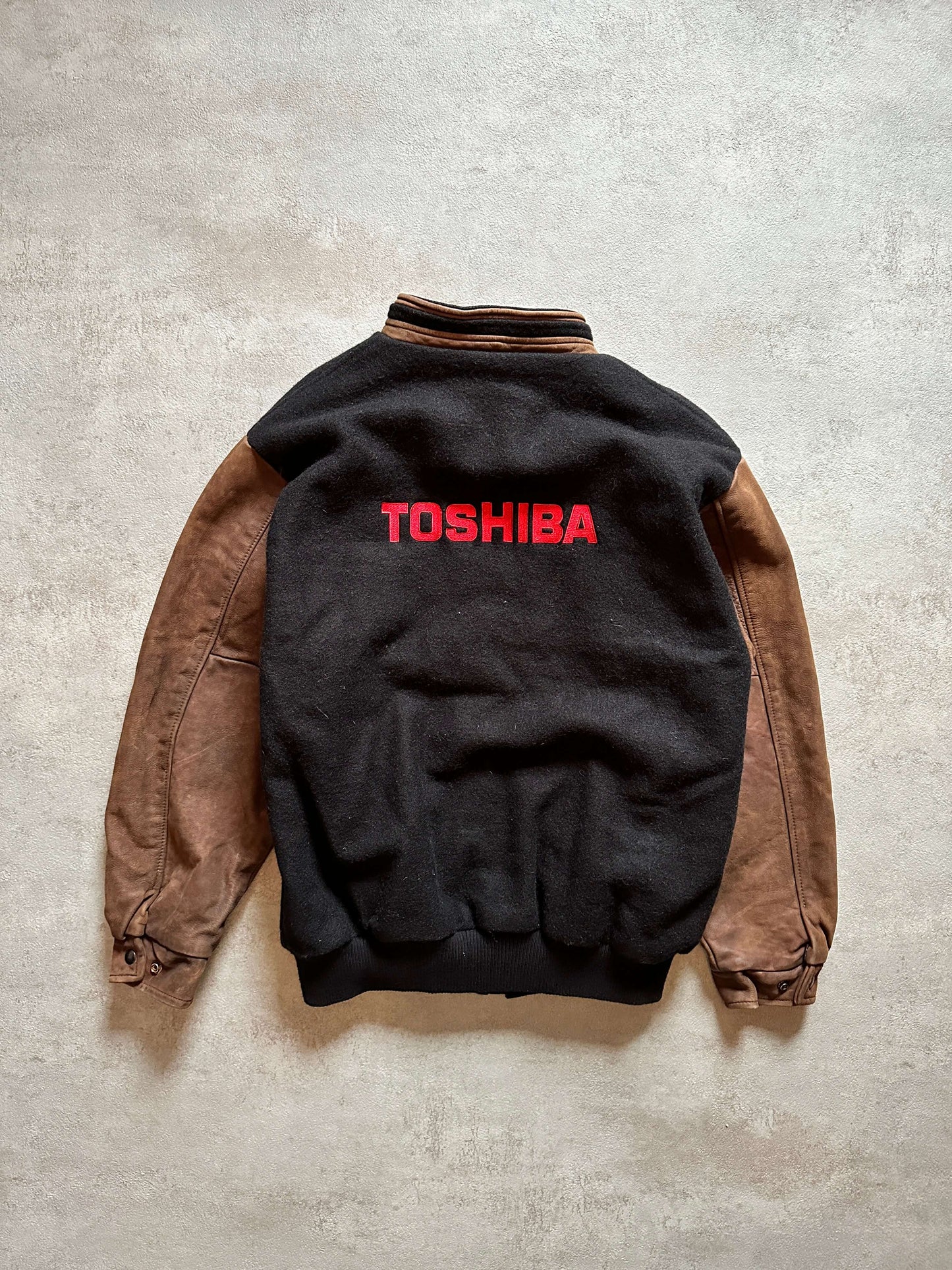 VINTAGE TOSHIBA VARSITY JACKET - XXLARGE