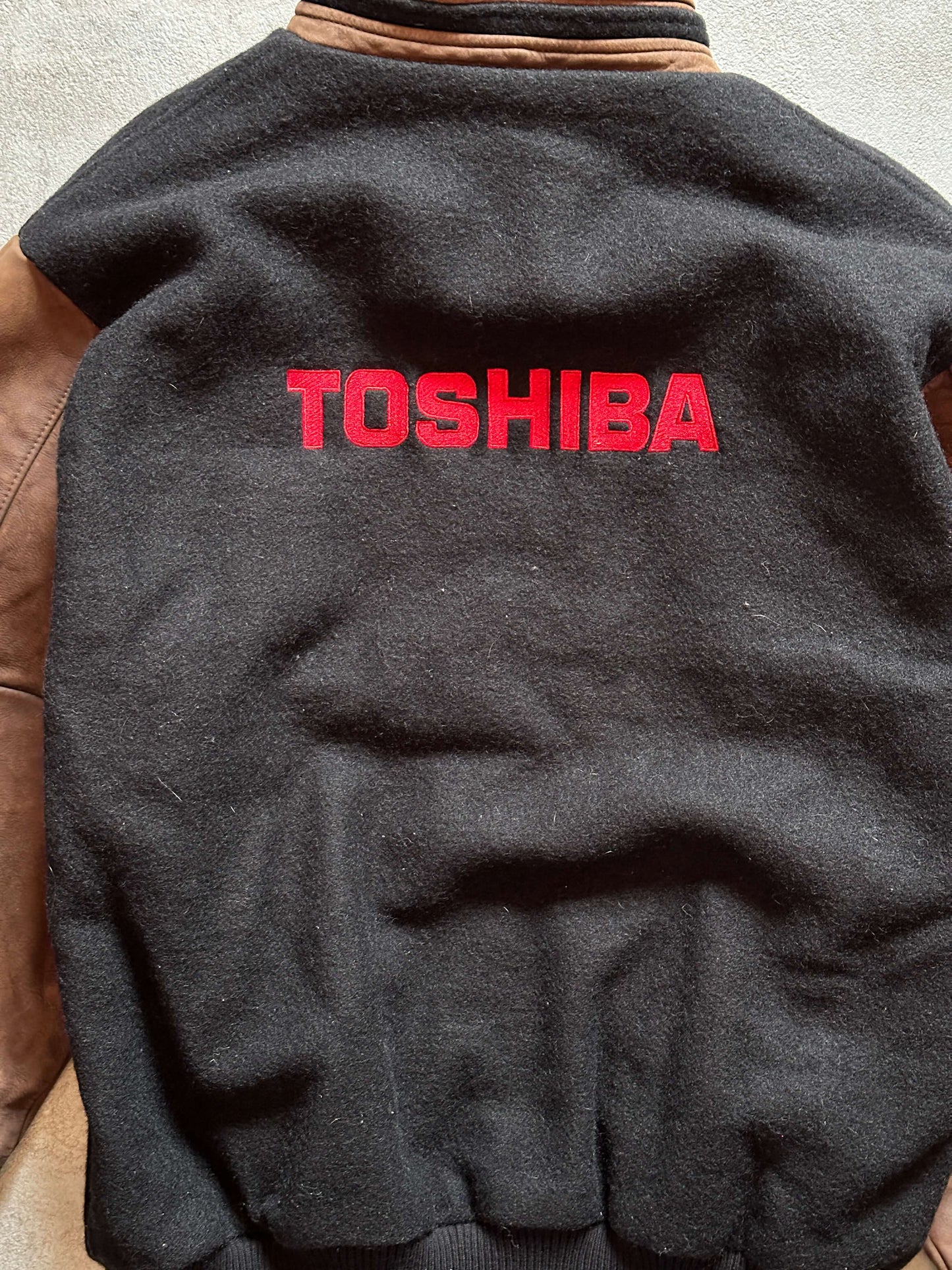 VINTAGE TOSHIBA VARSITY JACKET - XXLARGE