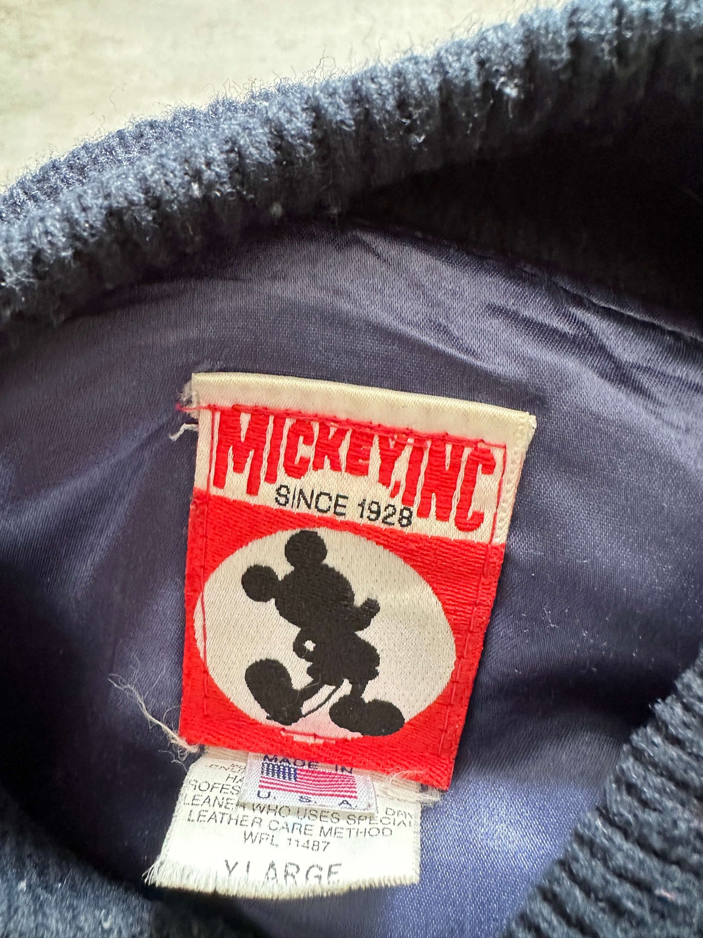 VINTAGE DISNEY UNIVERSITY VARSITY JACKET - LARGE