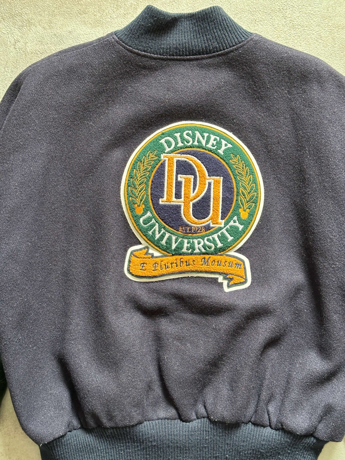 VINTAGE DISNEY UNIVERSITY VARSITY JACKET - LARGE