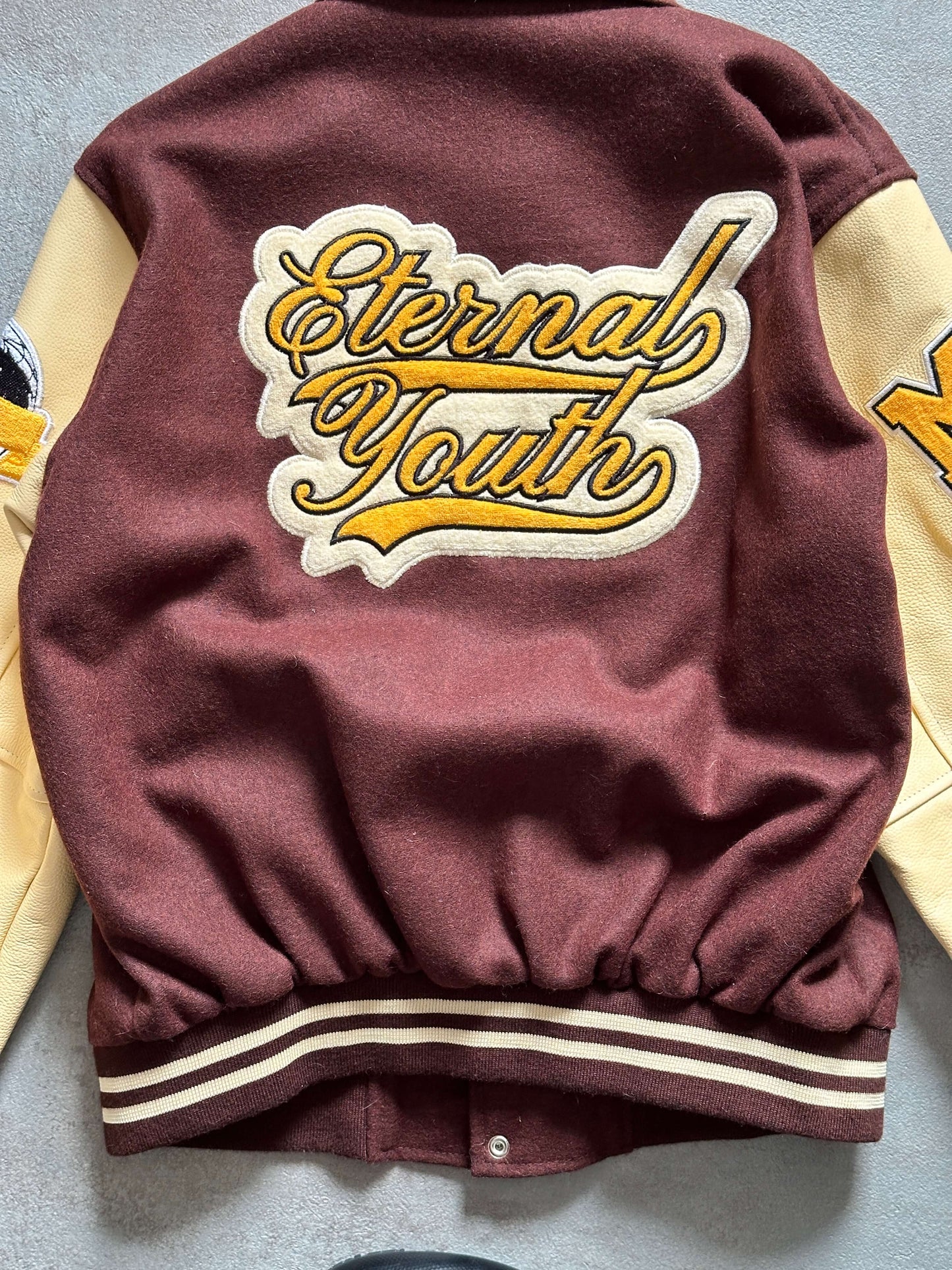 02SETTANTACINQUE VARSITY JACKET - MEDIUM