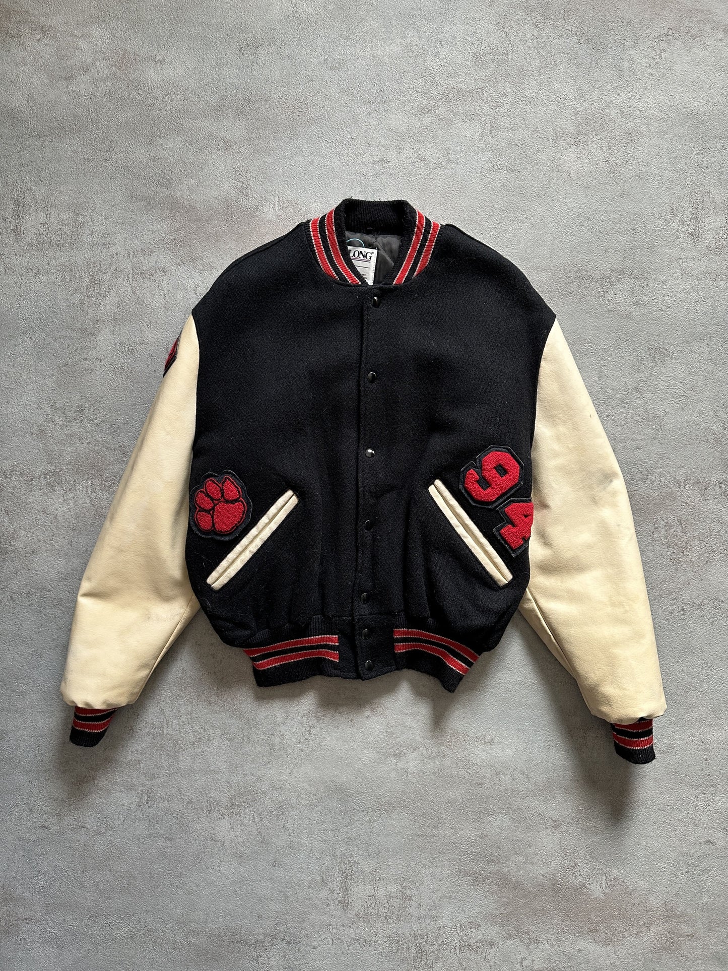 VINTAGE COCONINO PANTHERS VARSITY JACKET - MEDIUM