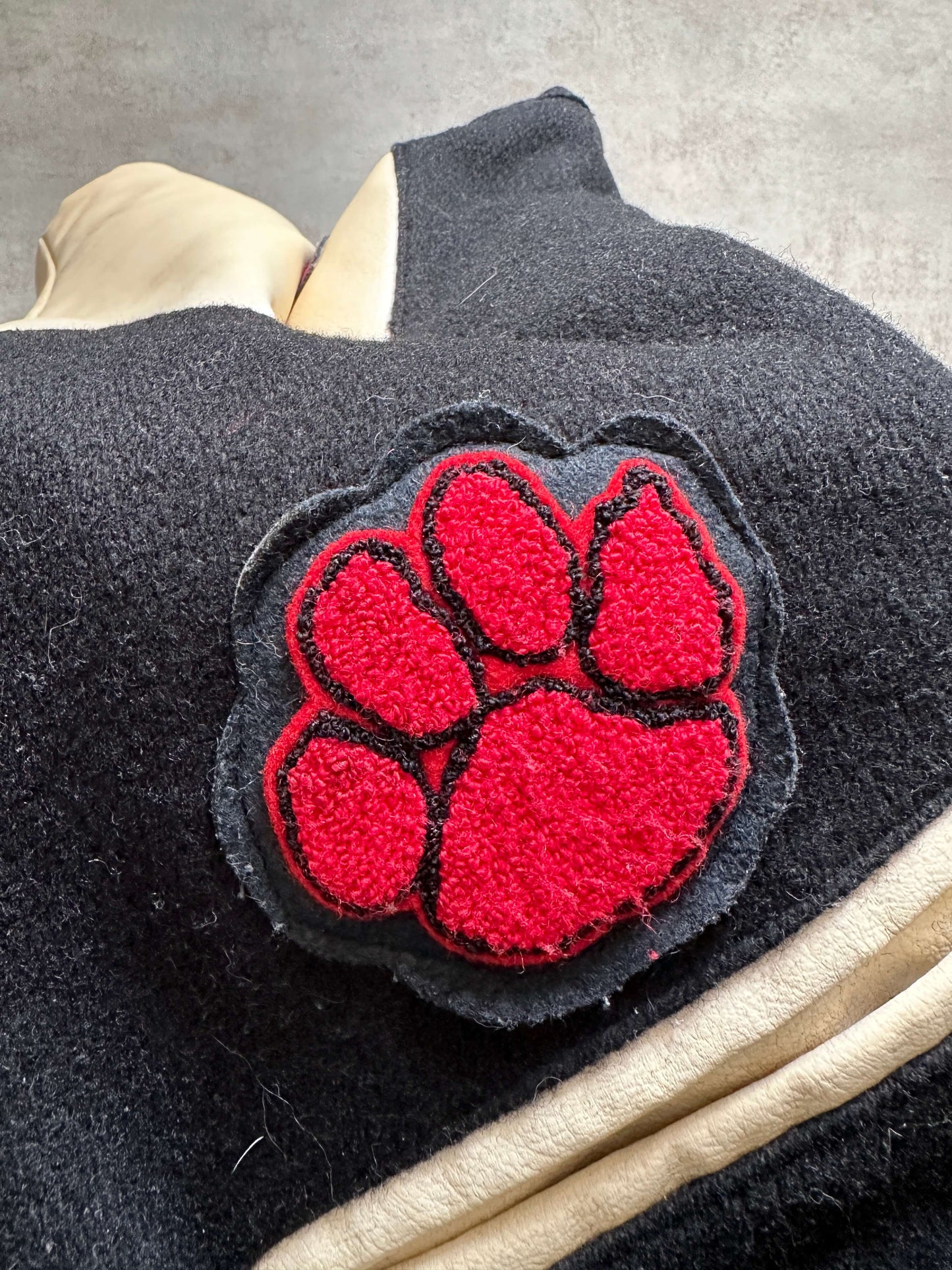 VINTAGE COCONINO PANTHERS VARSITY JACKET - MEDIUM