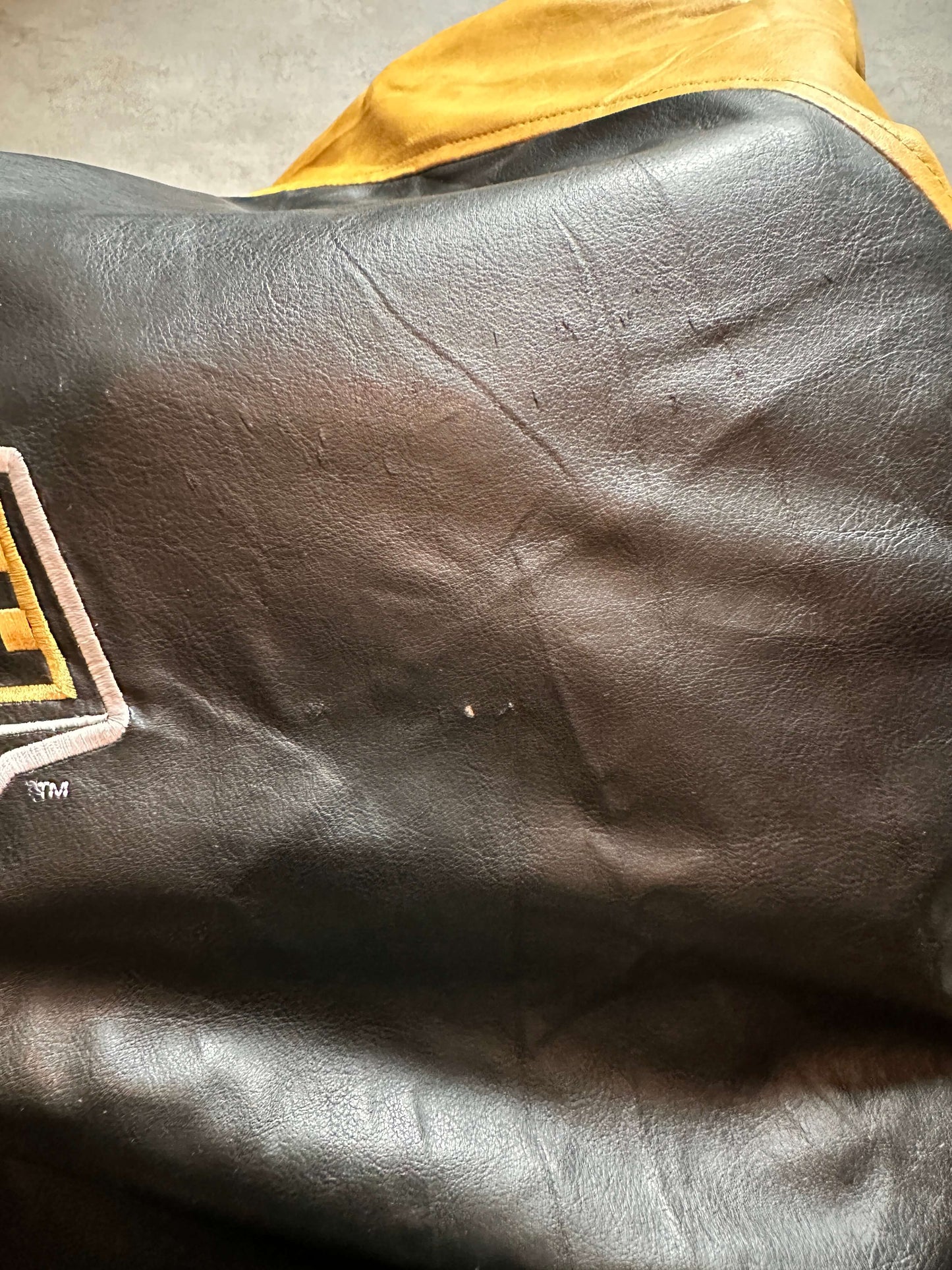 VINTAGE PURDUE UNIVERSITY VARSITY JACKET - XXLARGE