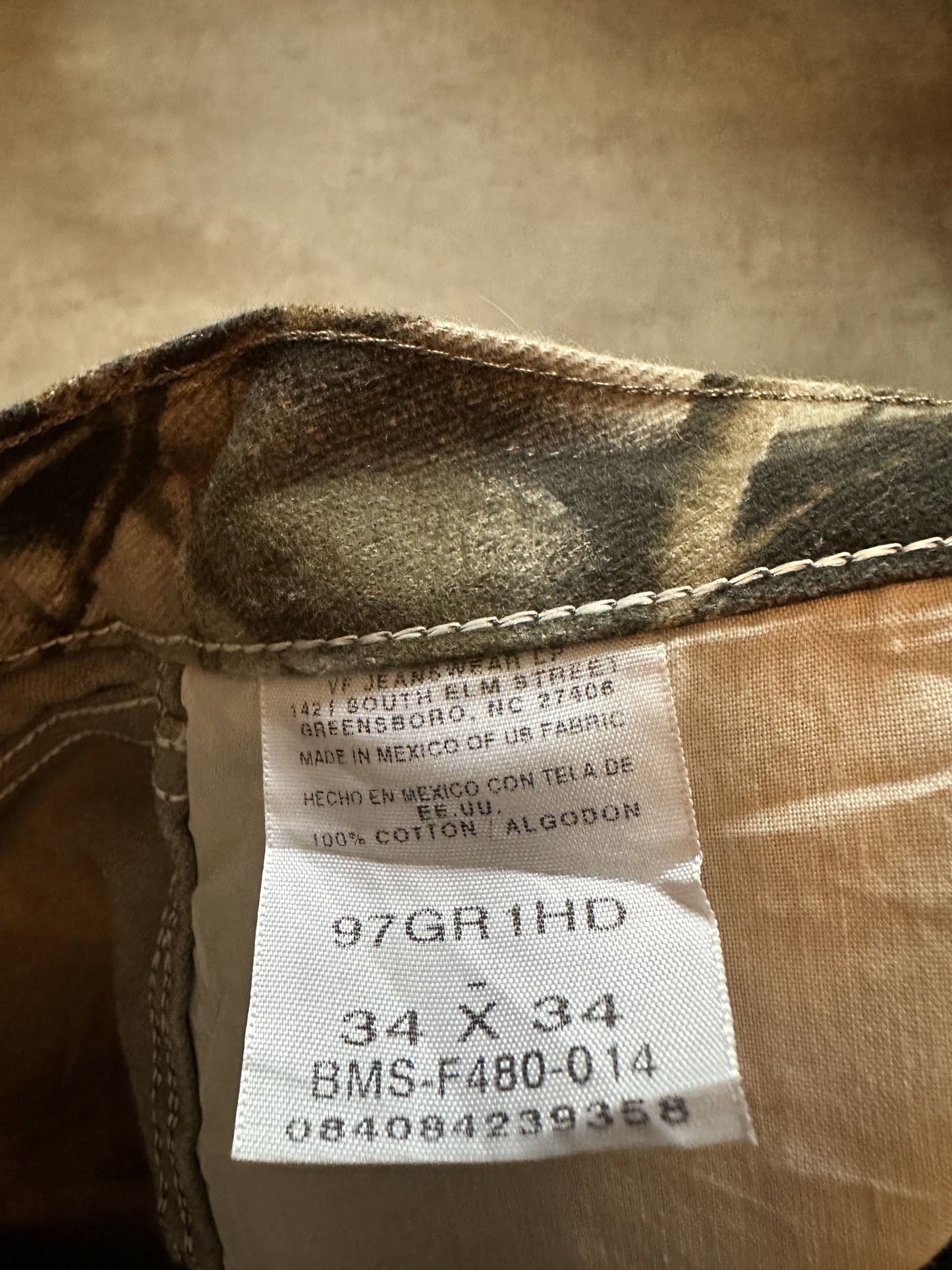 VINTAGE REALTREE CAMO PANT - W34 X L34
