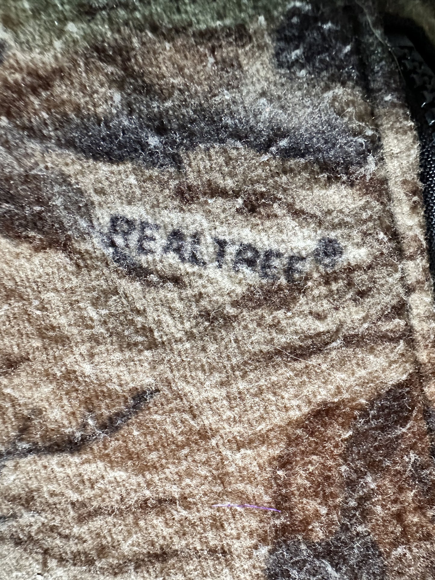 VINTAGE REALTREE CAMO FLEECE JACKET - XLARGE