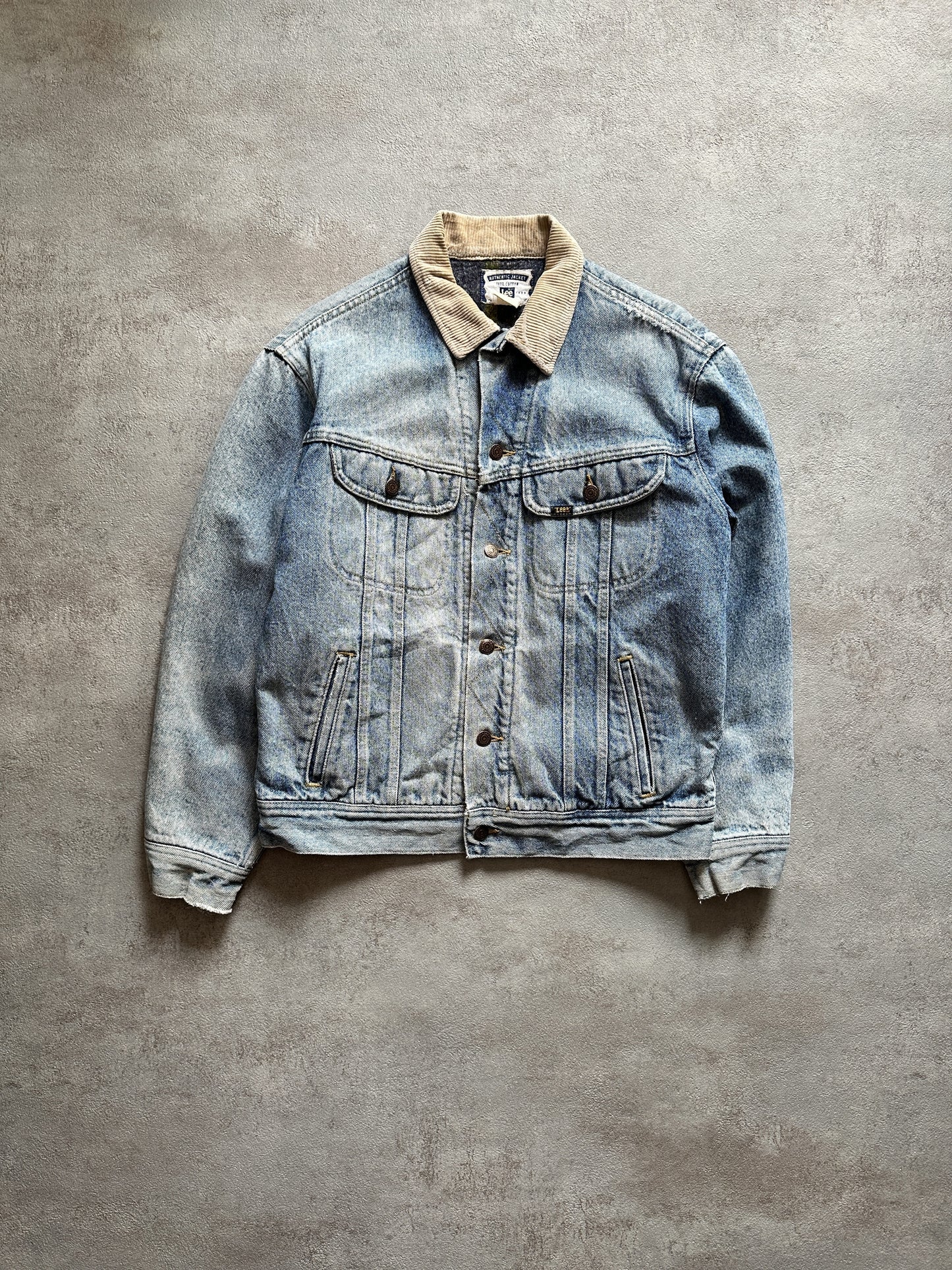 VINTAGE LEE DENIM JACKET - MEDIUM