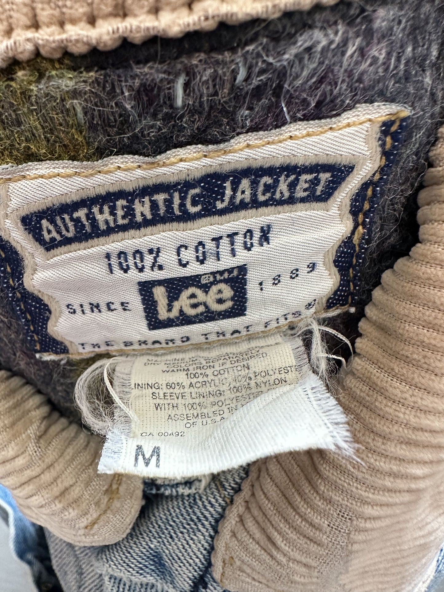 VINTAGE LEE DENIM JACKET - MEDIUM