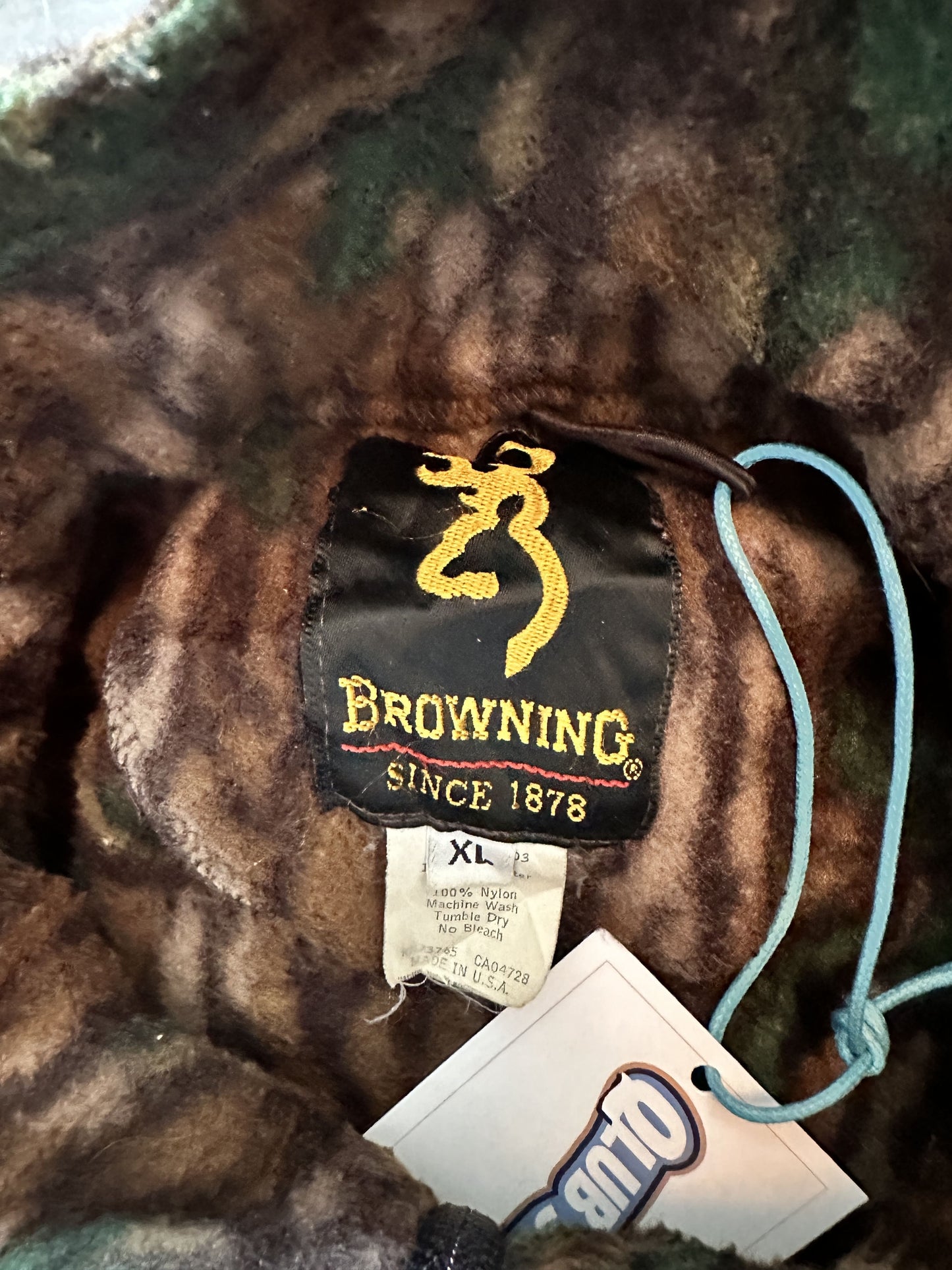 VINTAGE REALTREE CAMO FLEECE JACKET - SMALL
