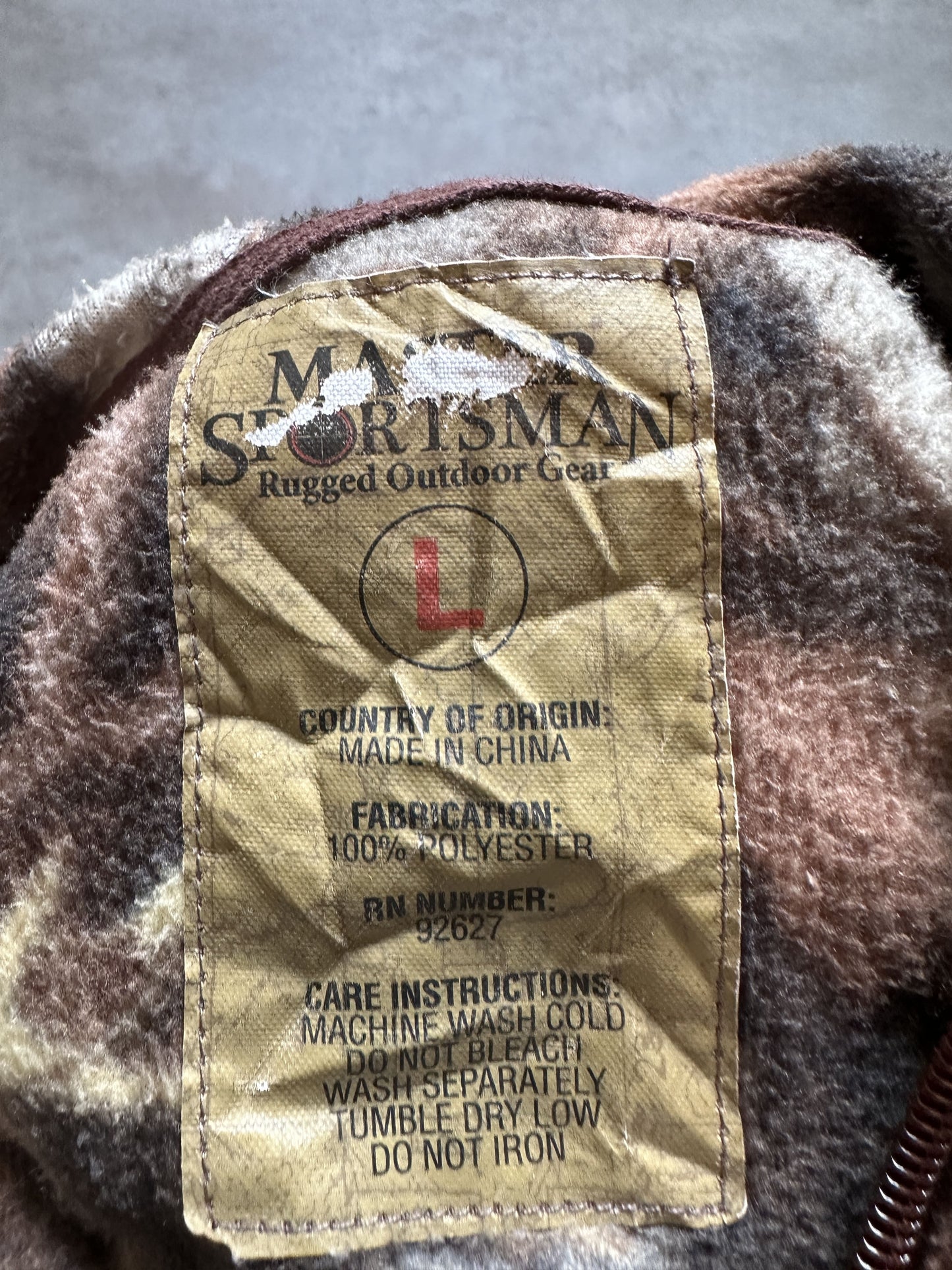 VINTAGE REALTREE FLEECE JACKET - SMALL