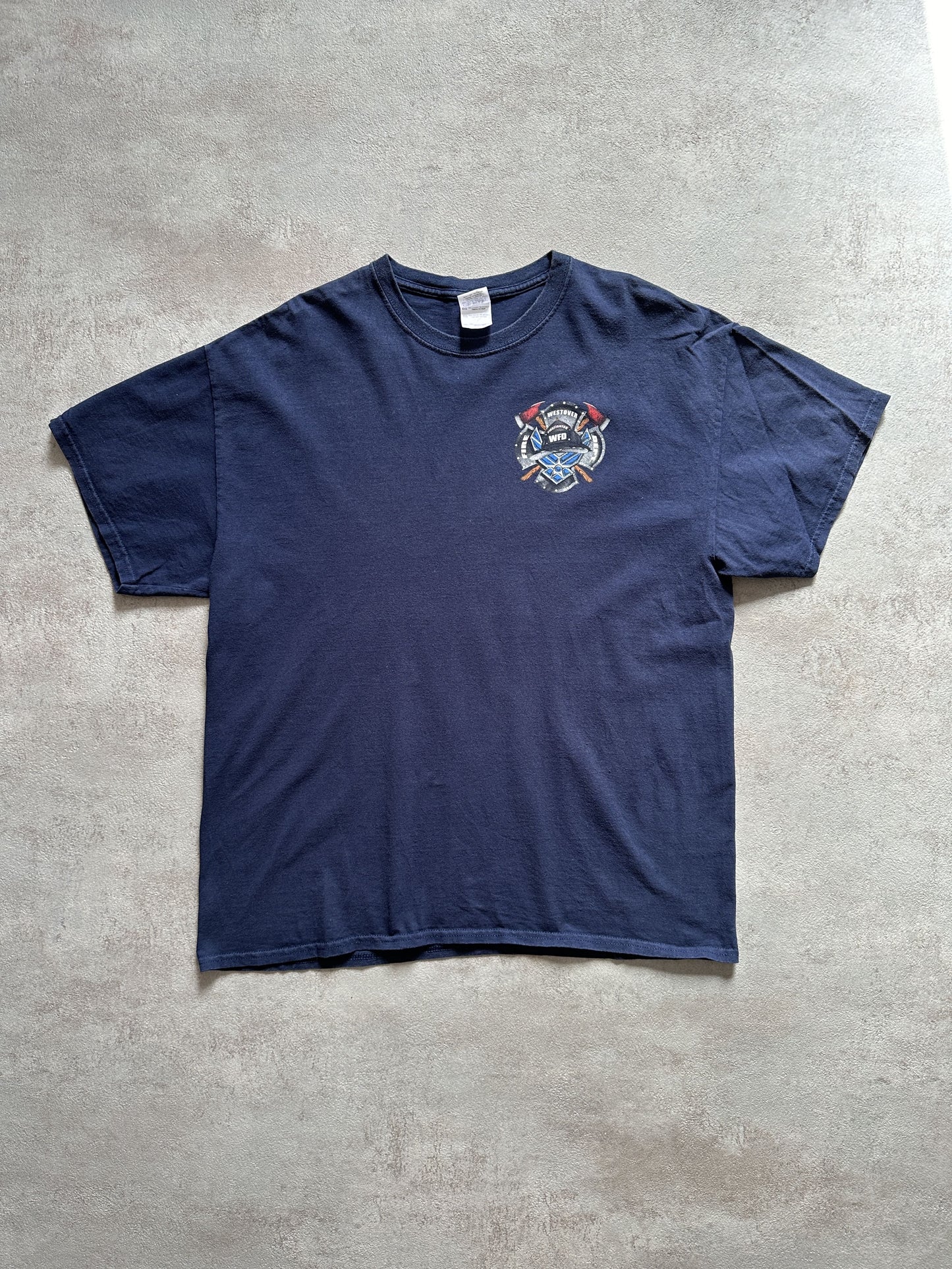 VINTAGE WESTOVER FIRE DEPARTMENT T-SHIRT - LARGE