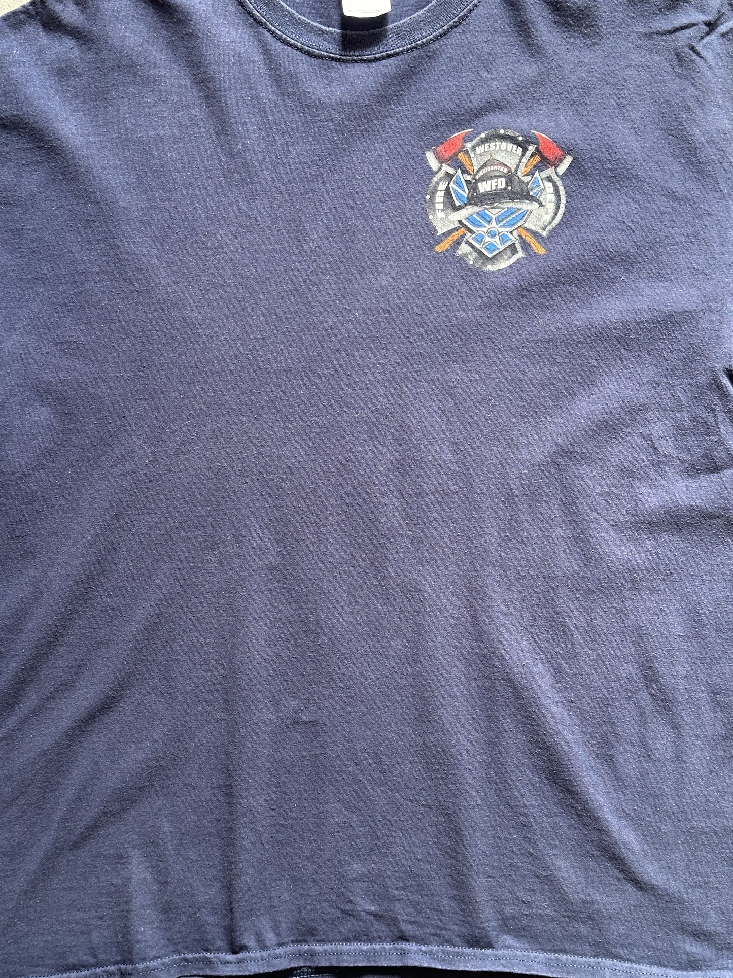 VINTAGE WESTOVER FIRE DEPARTMENT T-SHIRT - LARGE