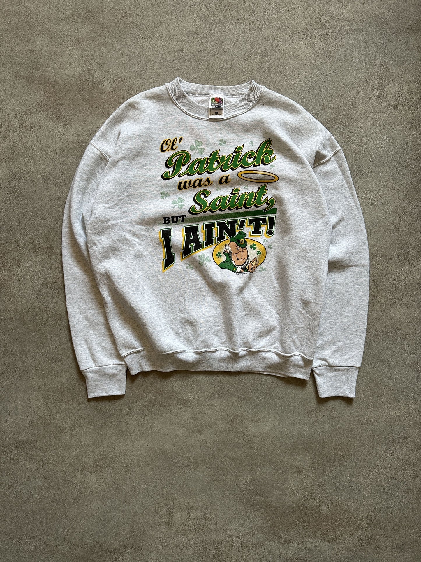 VINTAGE SAINT PATRICK SWEATSHIRT - MEDIUM