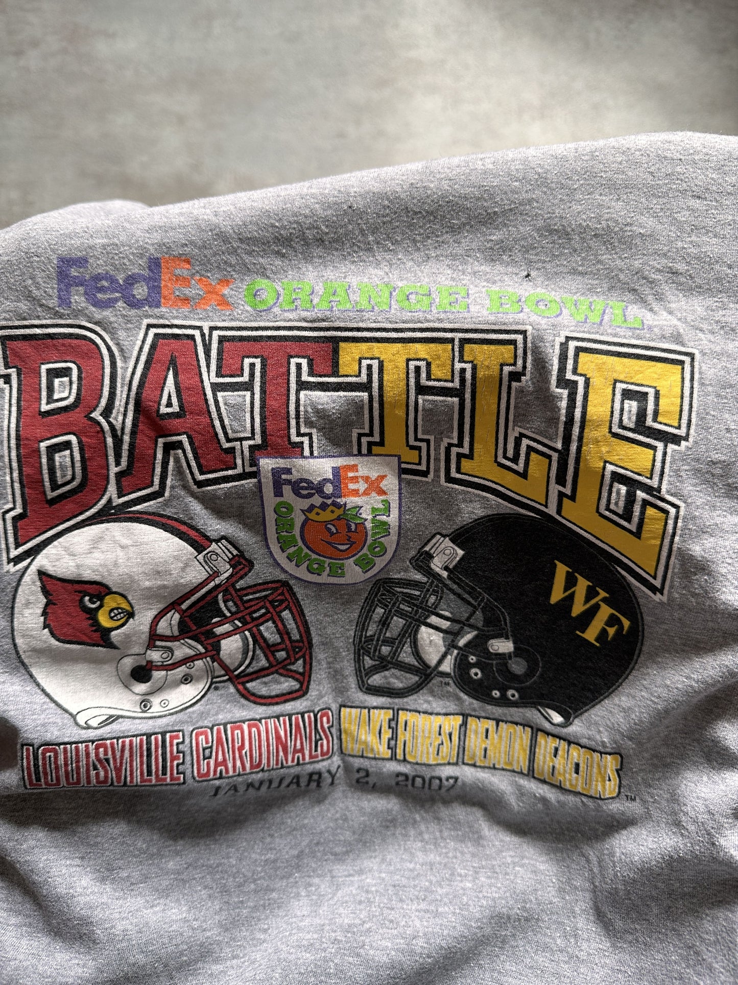 VINTAGE BATTLE T-SHIRT - LARGE