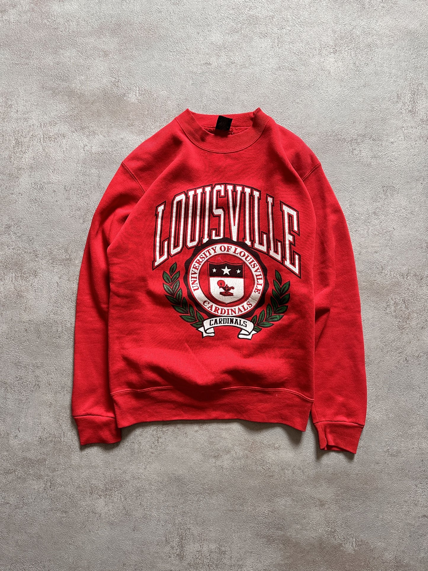VINTAGE LOUISVILLE UNIVERSITY SWEATSHIRT - SMALL