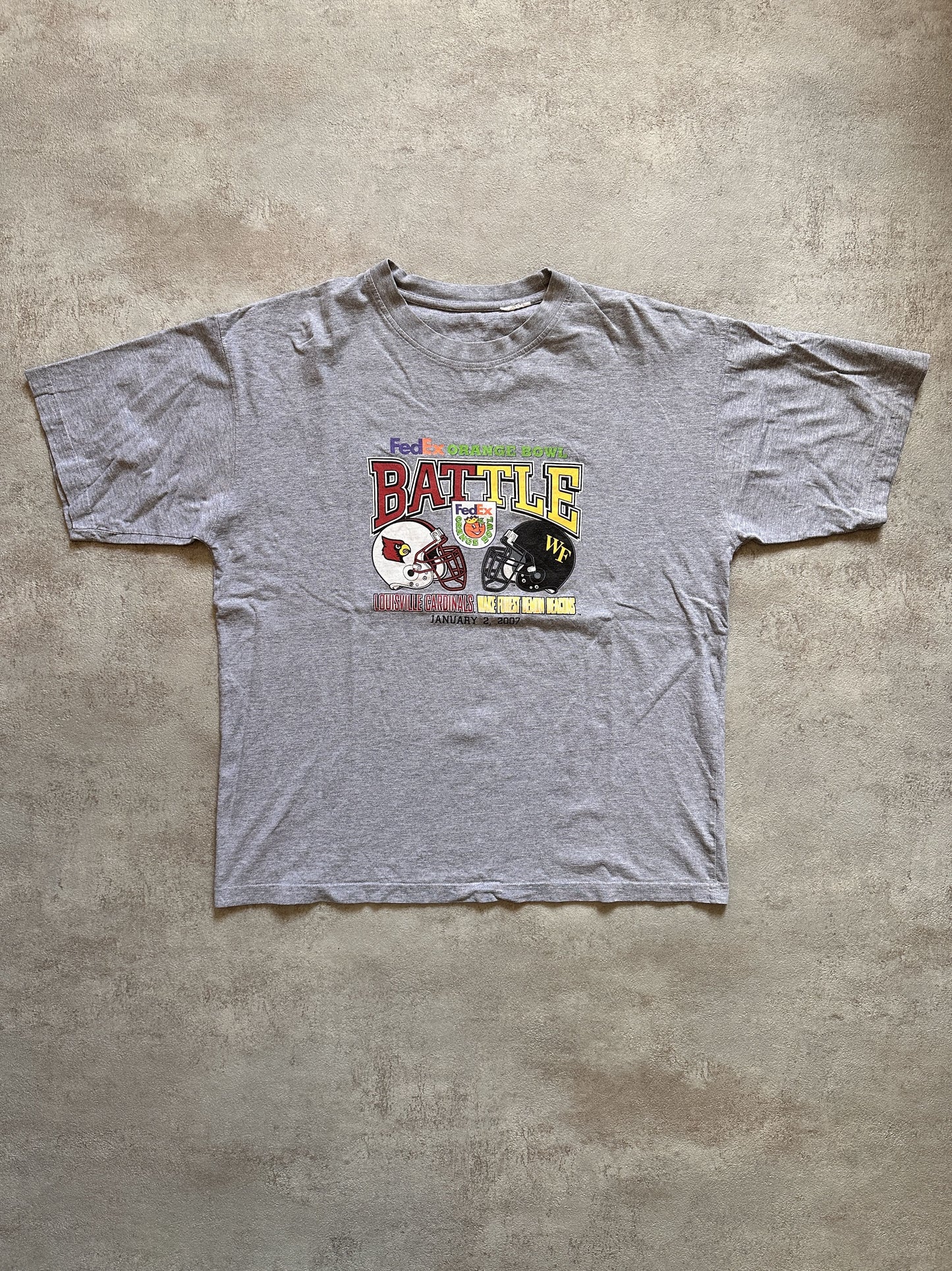 VINTAGE BATTLE T-SHIRT - LARGE
