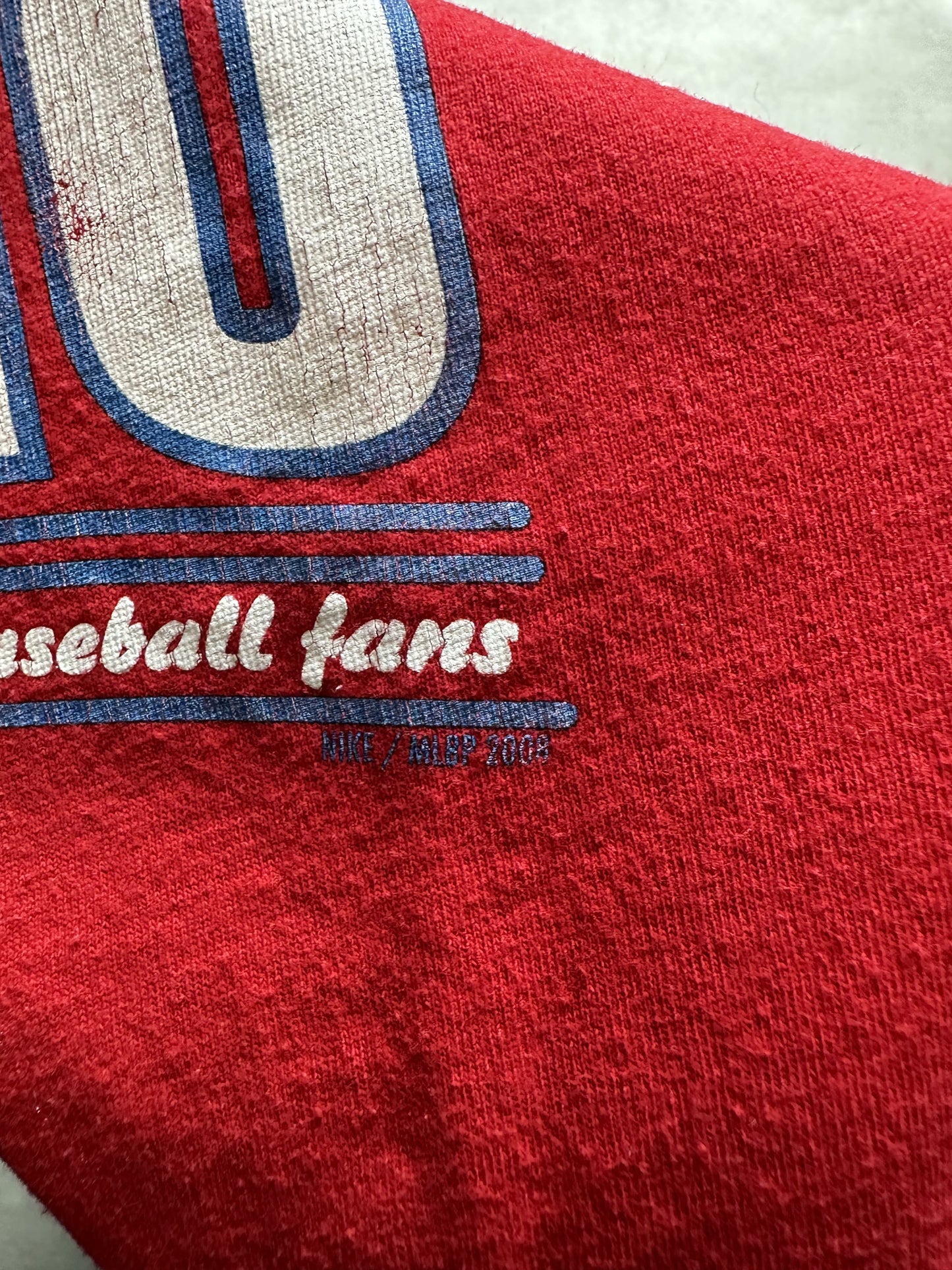 VINTAGE NIKE CHICAGO CUBS 2008 T-SHIRT - MEDIUM