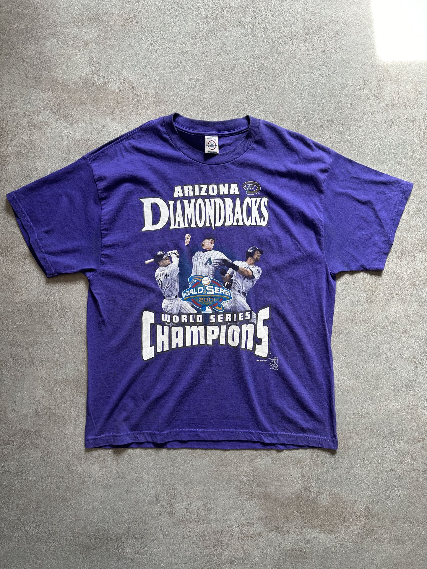 VINTAGE ARIZONA DIAMONDBACKS 2001 T-SHIRT - LARGE