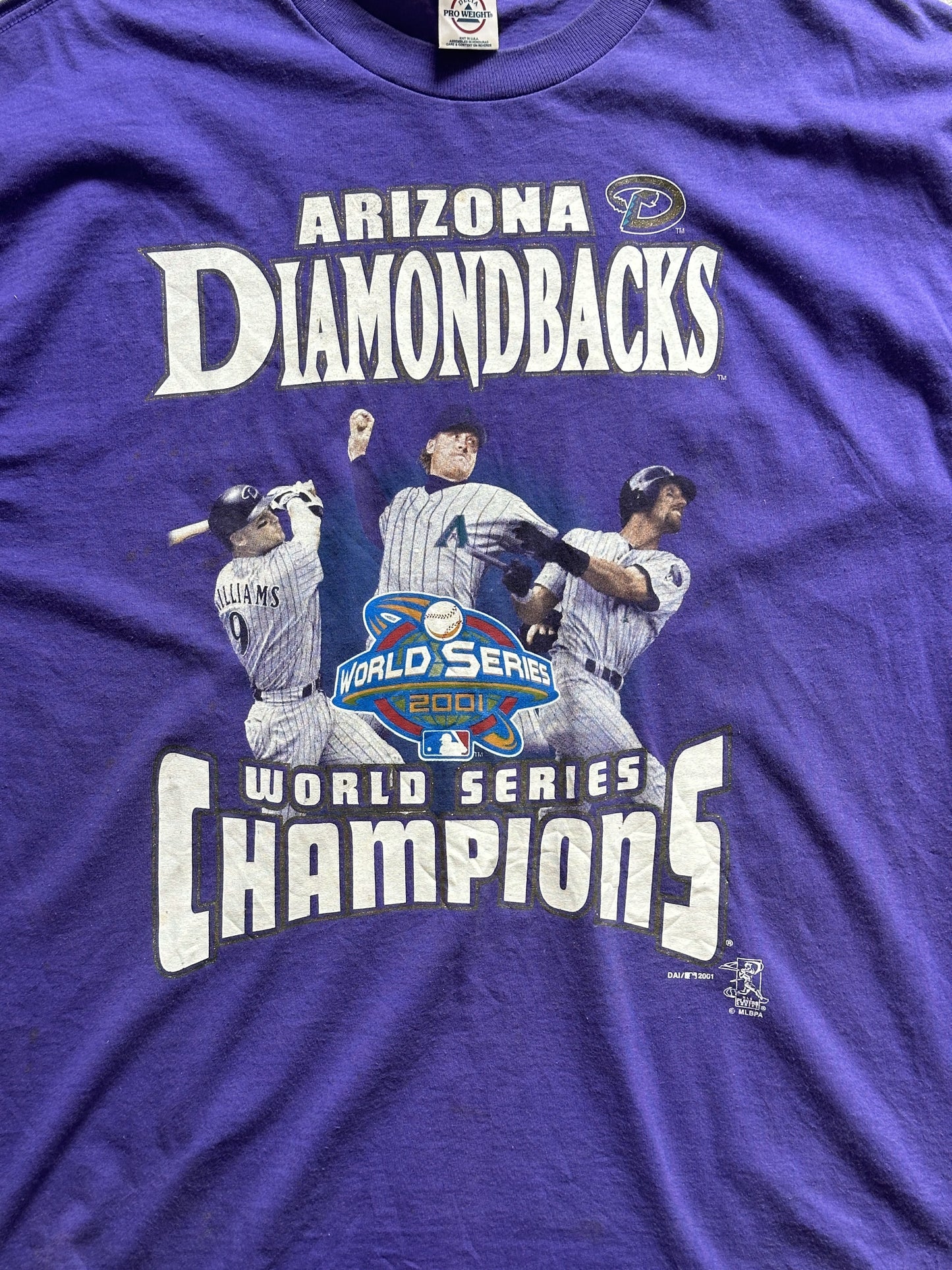 VINTAGE ARIZONA DIAMONDBACKS 2001 T-SHIRT - LARGE