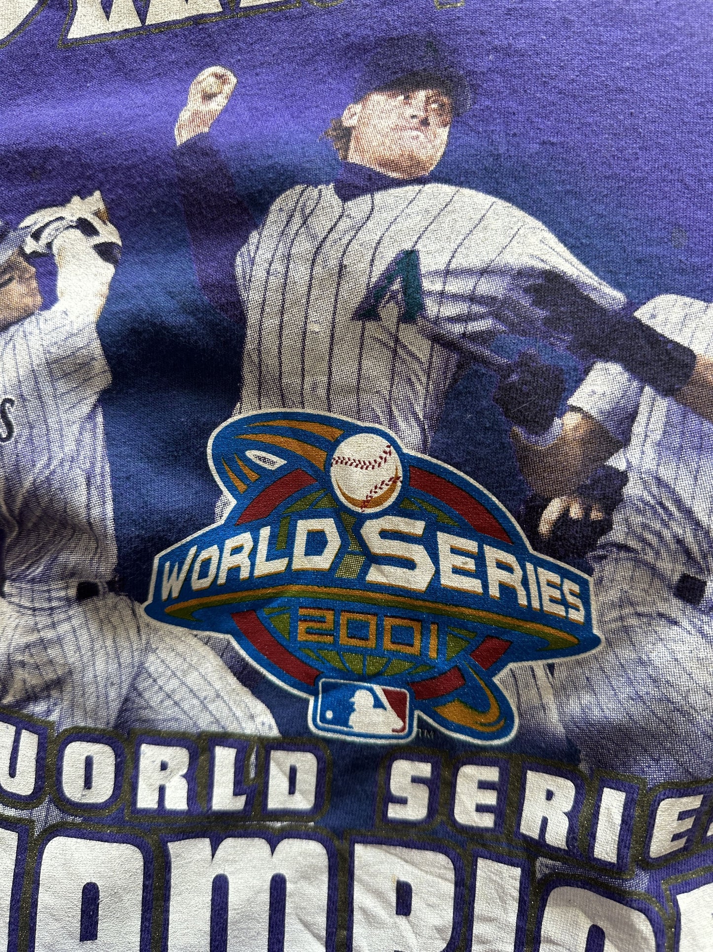 VINTAGE ARIZONA DIAMONDBACKS 2001 T-SHIRT - LARGE