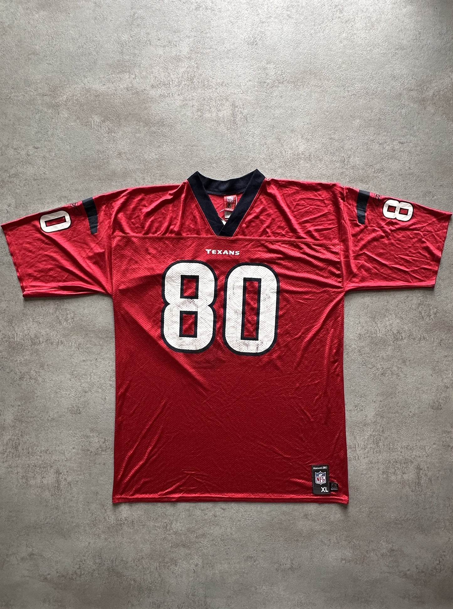 REEBOK HOUSTON TEXANS ANDRE JOHNSON JERSEY - XLARGE