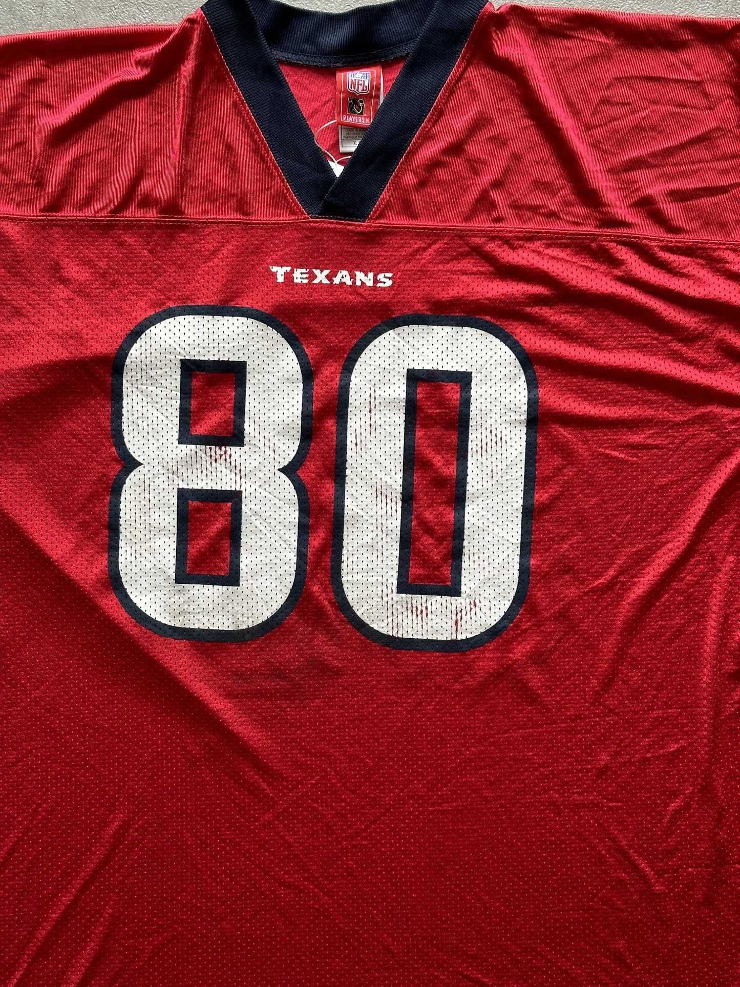 REEBOK HOUSTON TEXANS ANDRE JOHNSON JERSEY - XLARGE