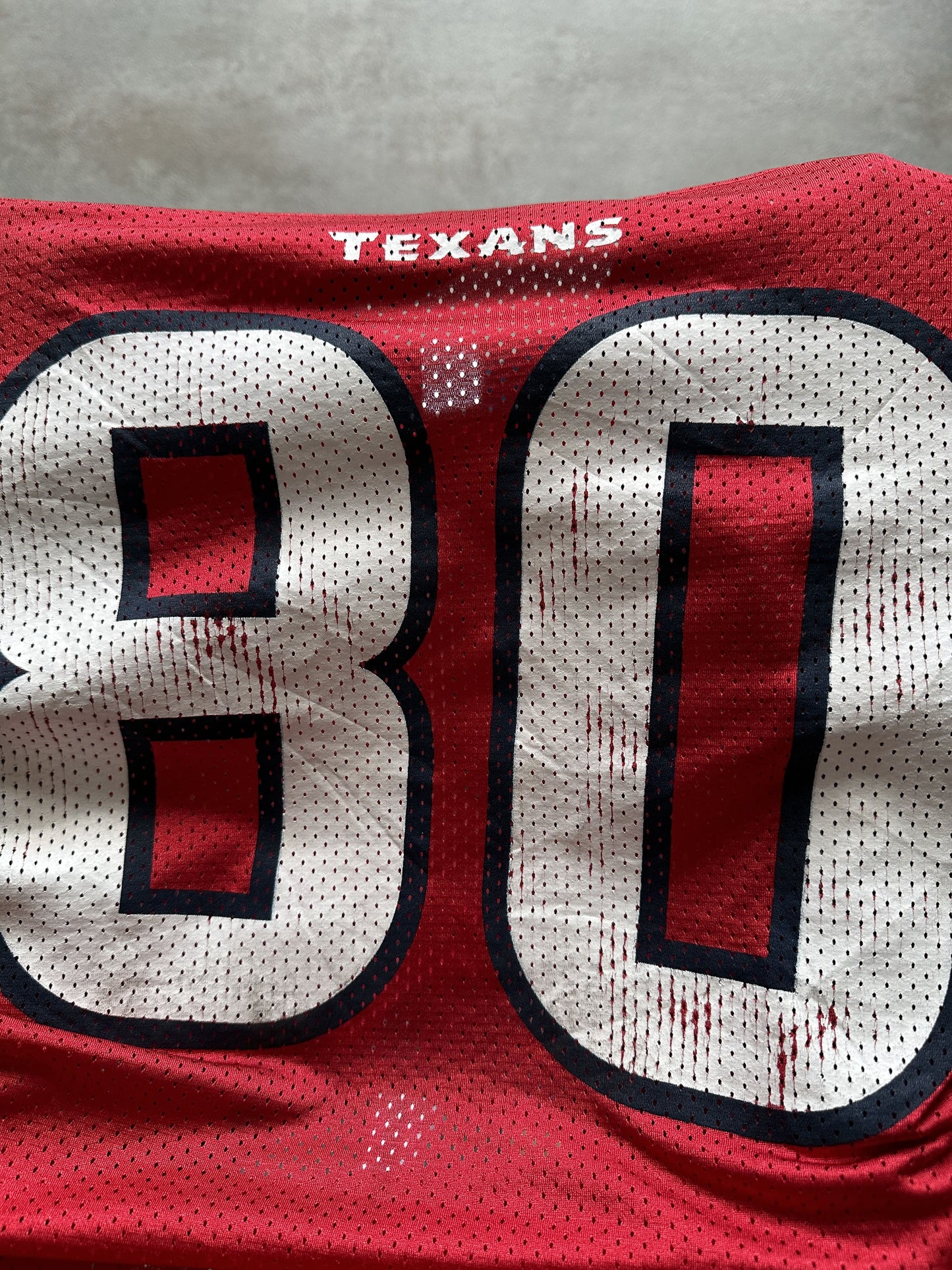 REEBOK HOUSTON TEXANS ANDRE JOHNSON JERSEY - XLARGE