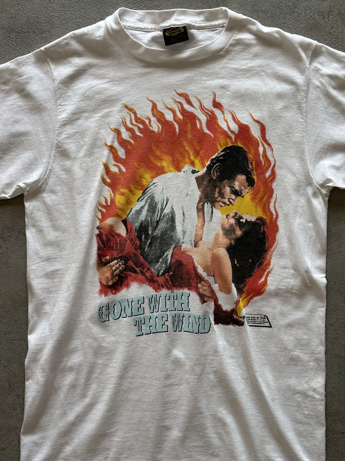 VINTAGE GONE WITH THE WIND SINGLE STITCH T-SHIRT - SMALL