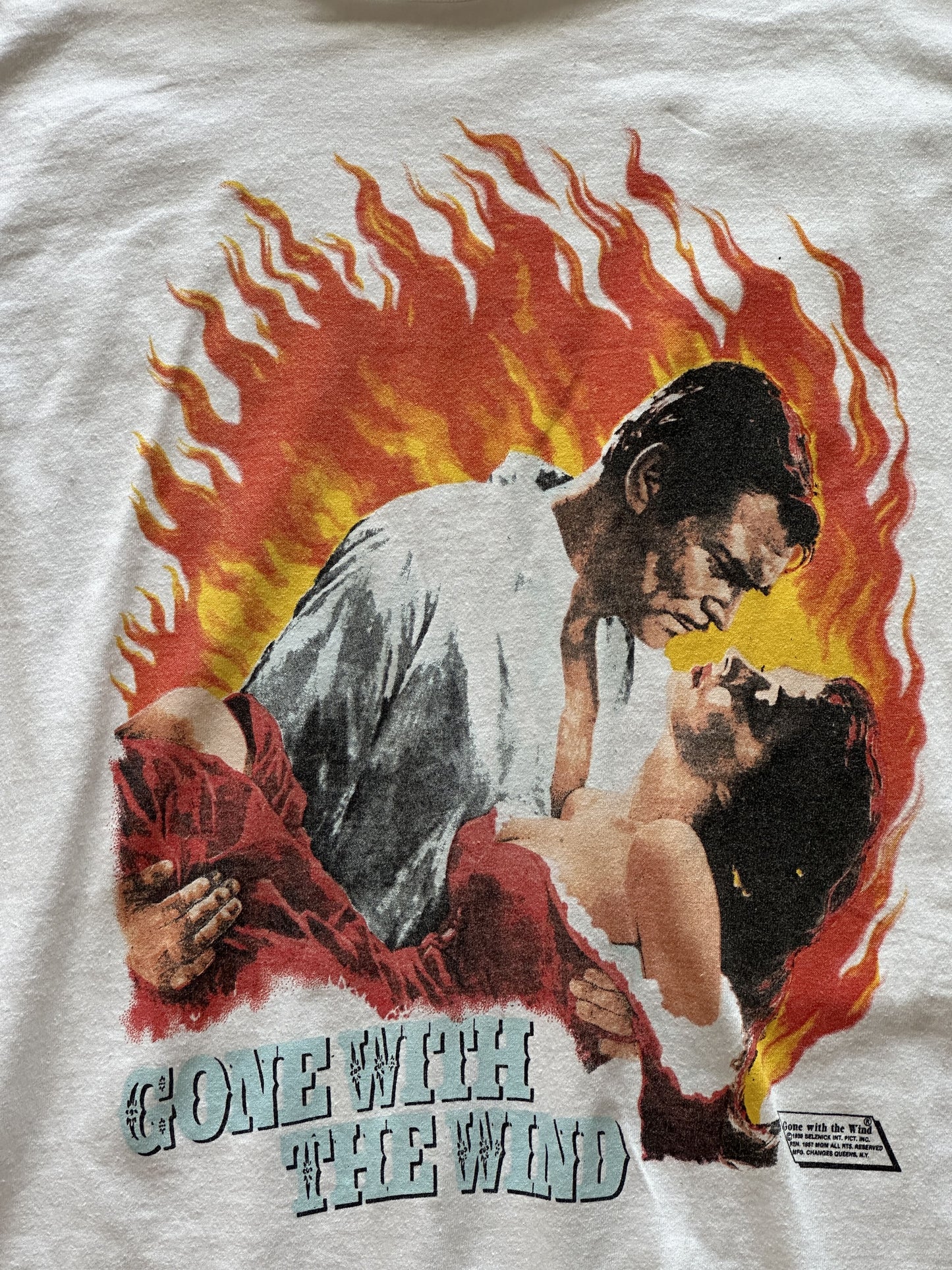 VINTAGE GONE WITH THE WIND SINGLE STITCH T-SHIRT - SMALL