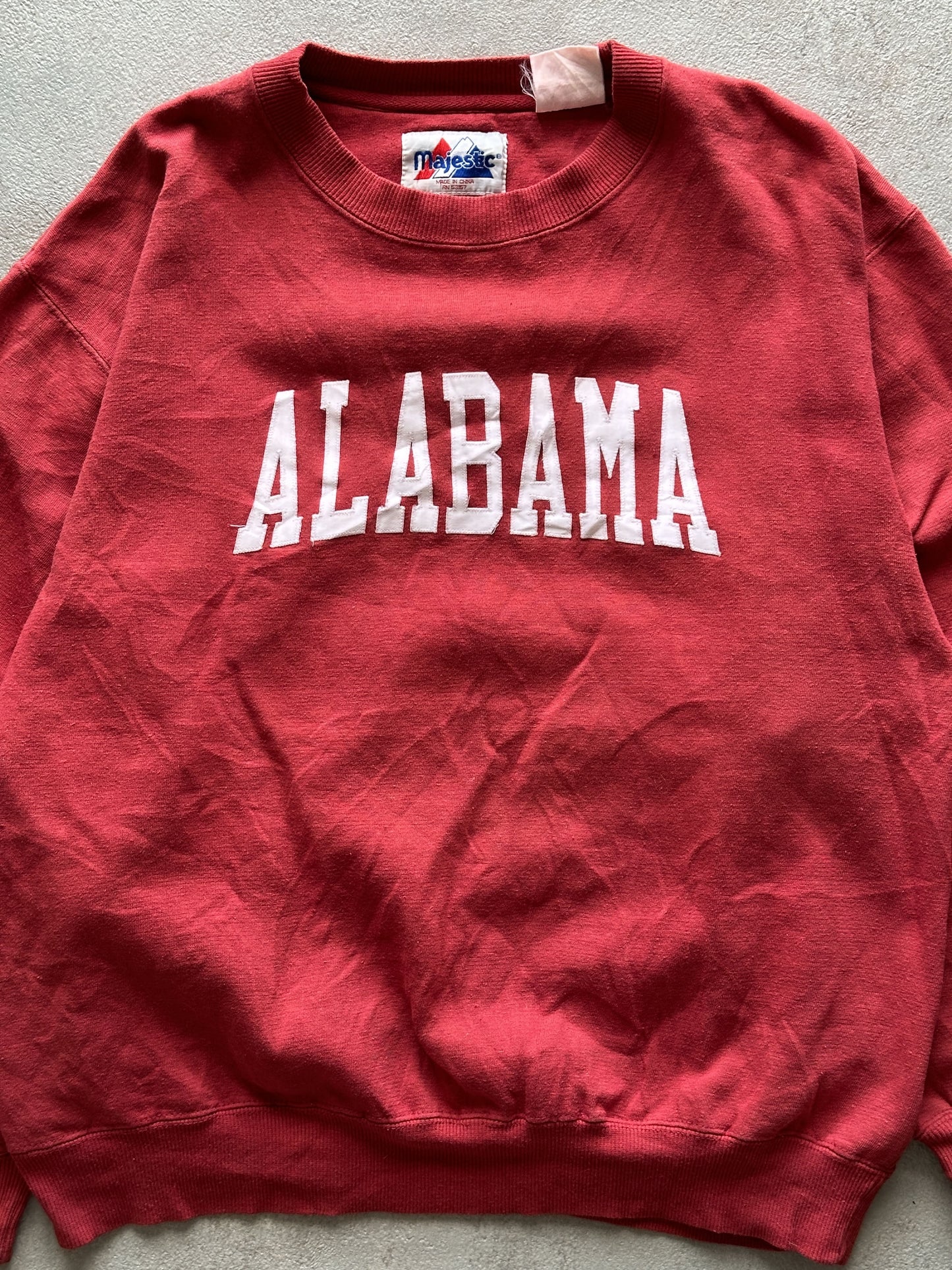 VINTAGE ALABAMA UNIVERSITY SWEATSHIRT - LARGE